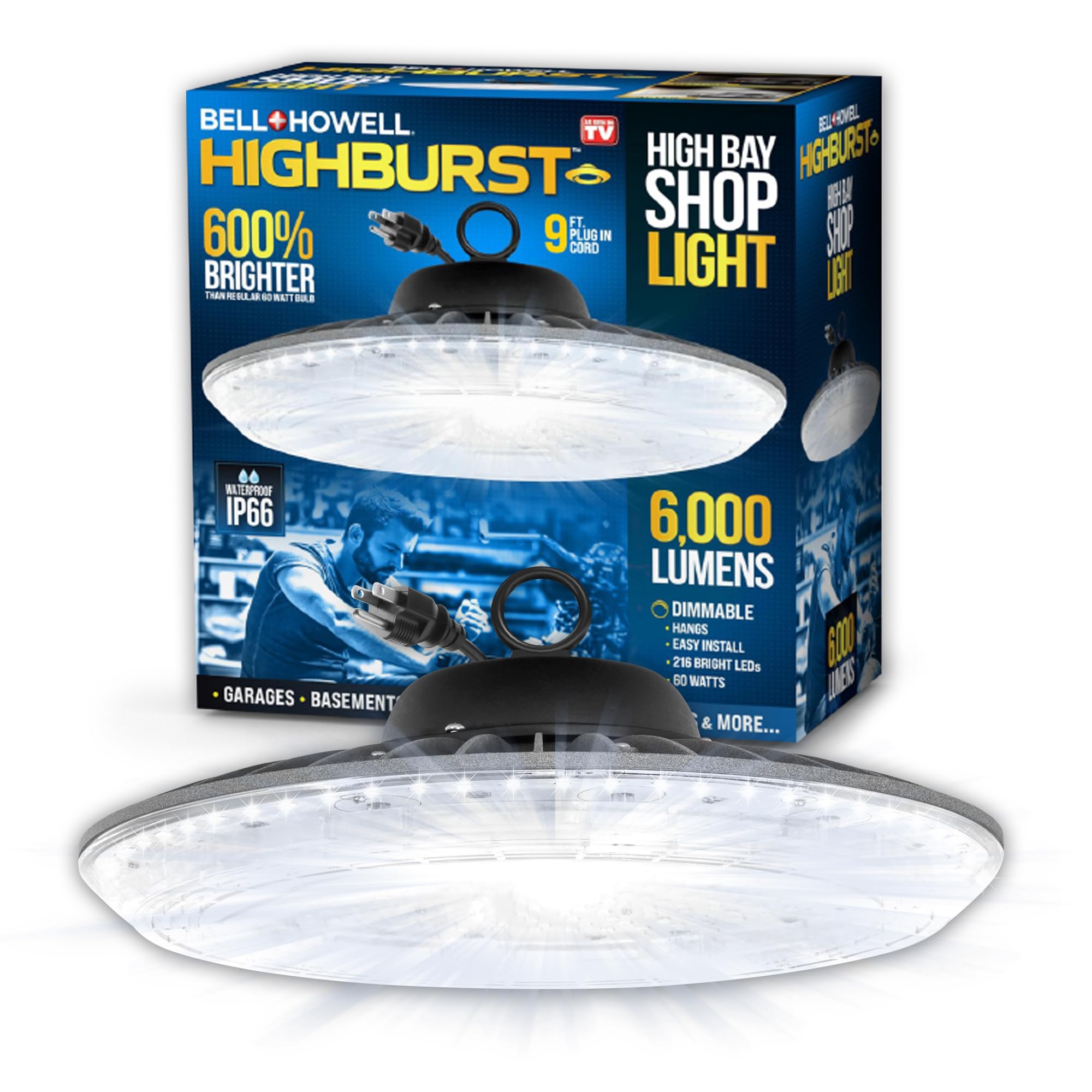 LED SHOP LIGHT 6.6 55W(Pack of 1)