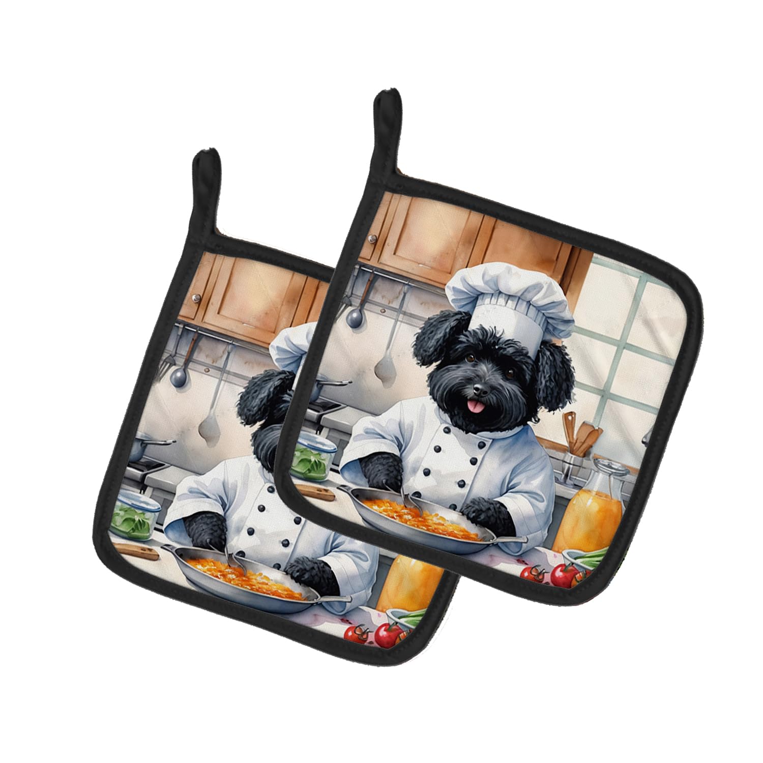 Puli The Chef Pair of Pot Holders