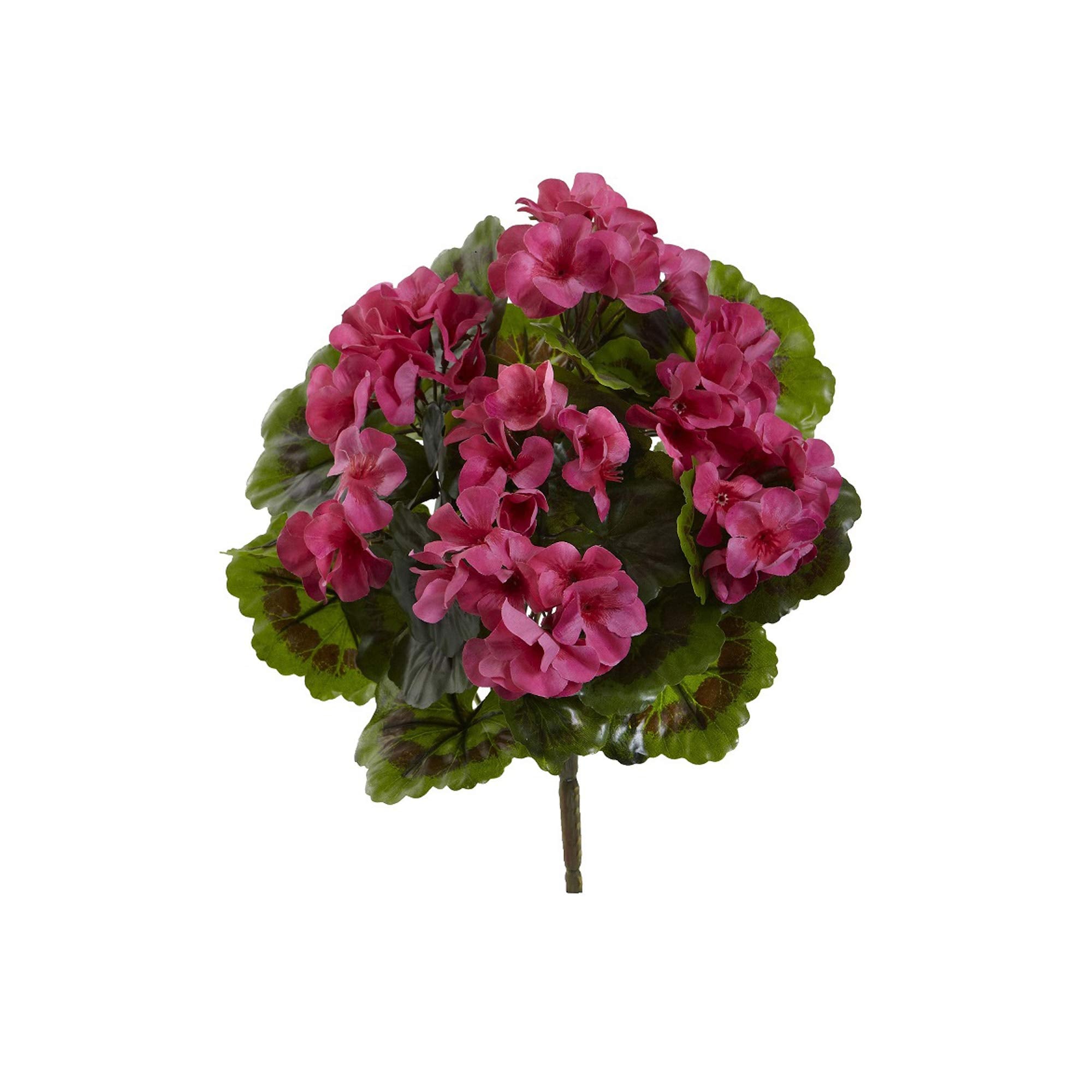 Geranium Artificial Bush UV Resistant (Indoor/Outdoor) (Set of 4)