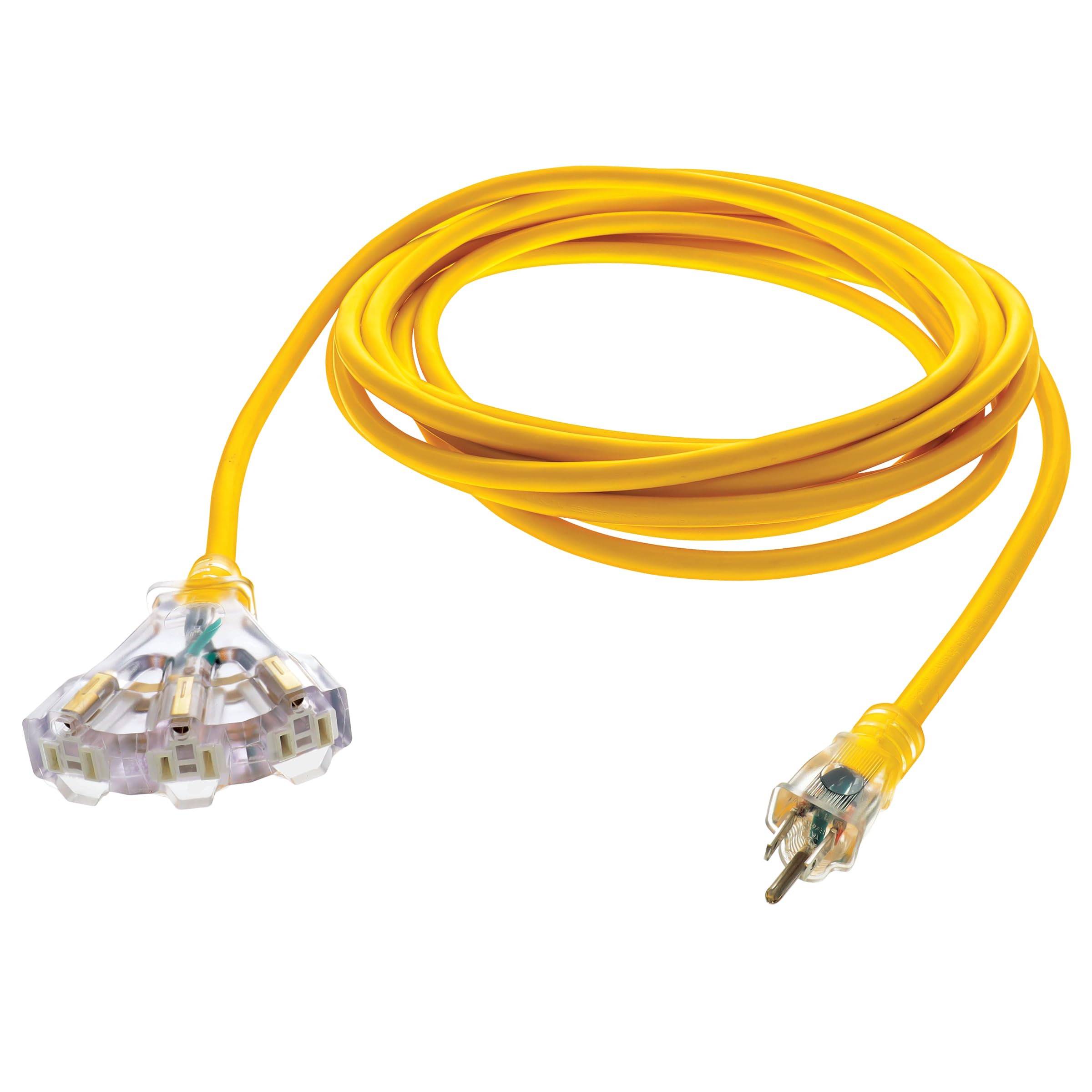 Heavy-Duty 12-gauge 3-wire SJTW Power Cable for Indoor Outdoor