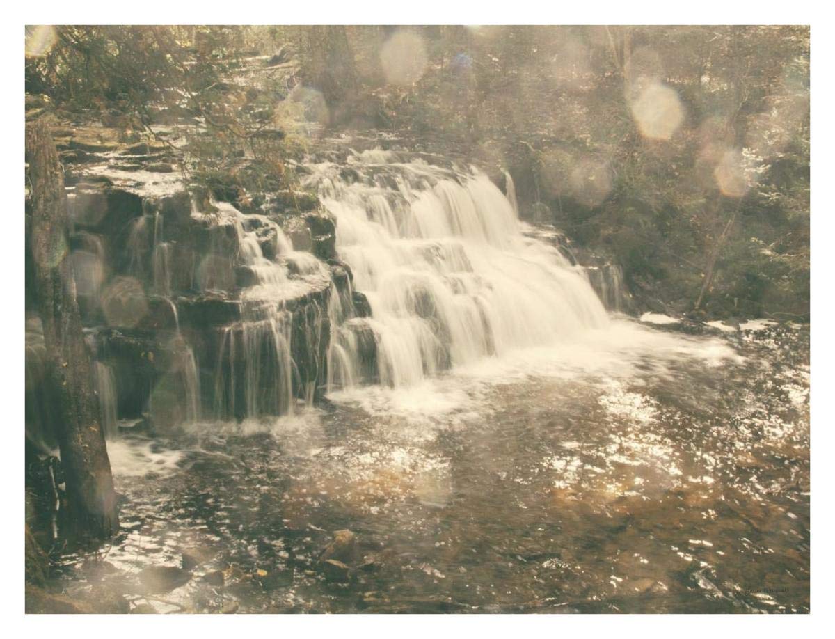 Mosquito Falls II -Paper Art-34x26”