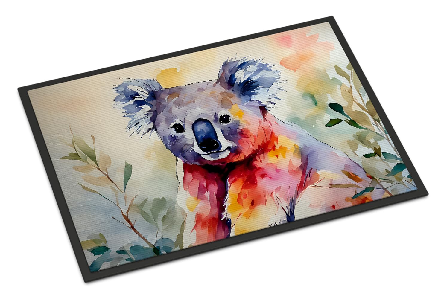 Carolines Treasures DAC2939MAT Koala Doormat Front Door Mat Indoor Outdoor Rugs for Entryway, Non Slip Washable Low Pile, 18H X 27W