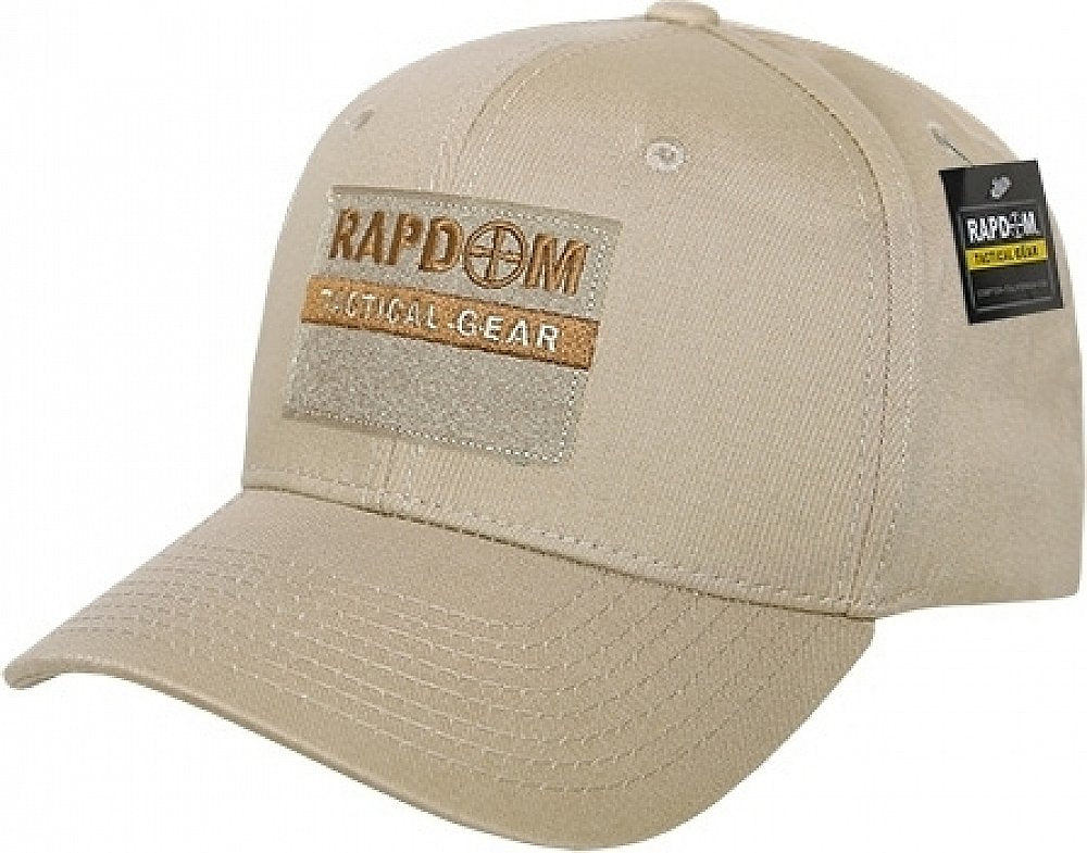 Embroidered Operator Cap, RAPDOM, Khaki