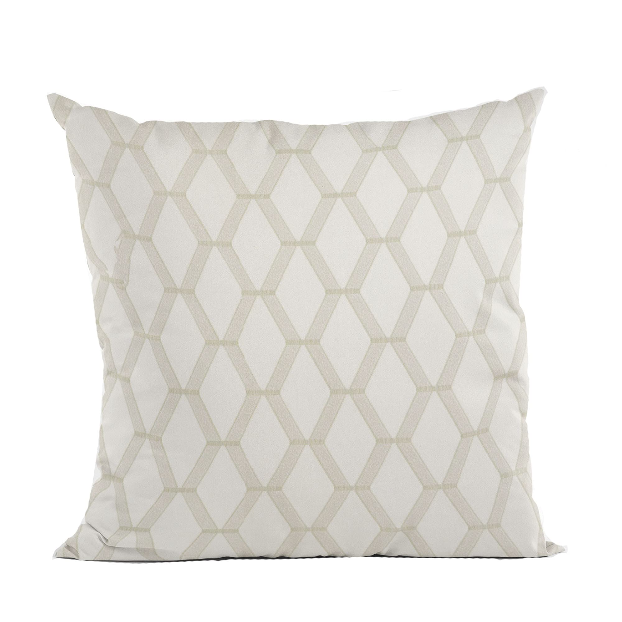 Plutus Pearl Diamond Shiny Fabric With Embroydery Luxury Throw Pillow - Double sided  20 x 36” King