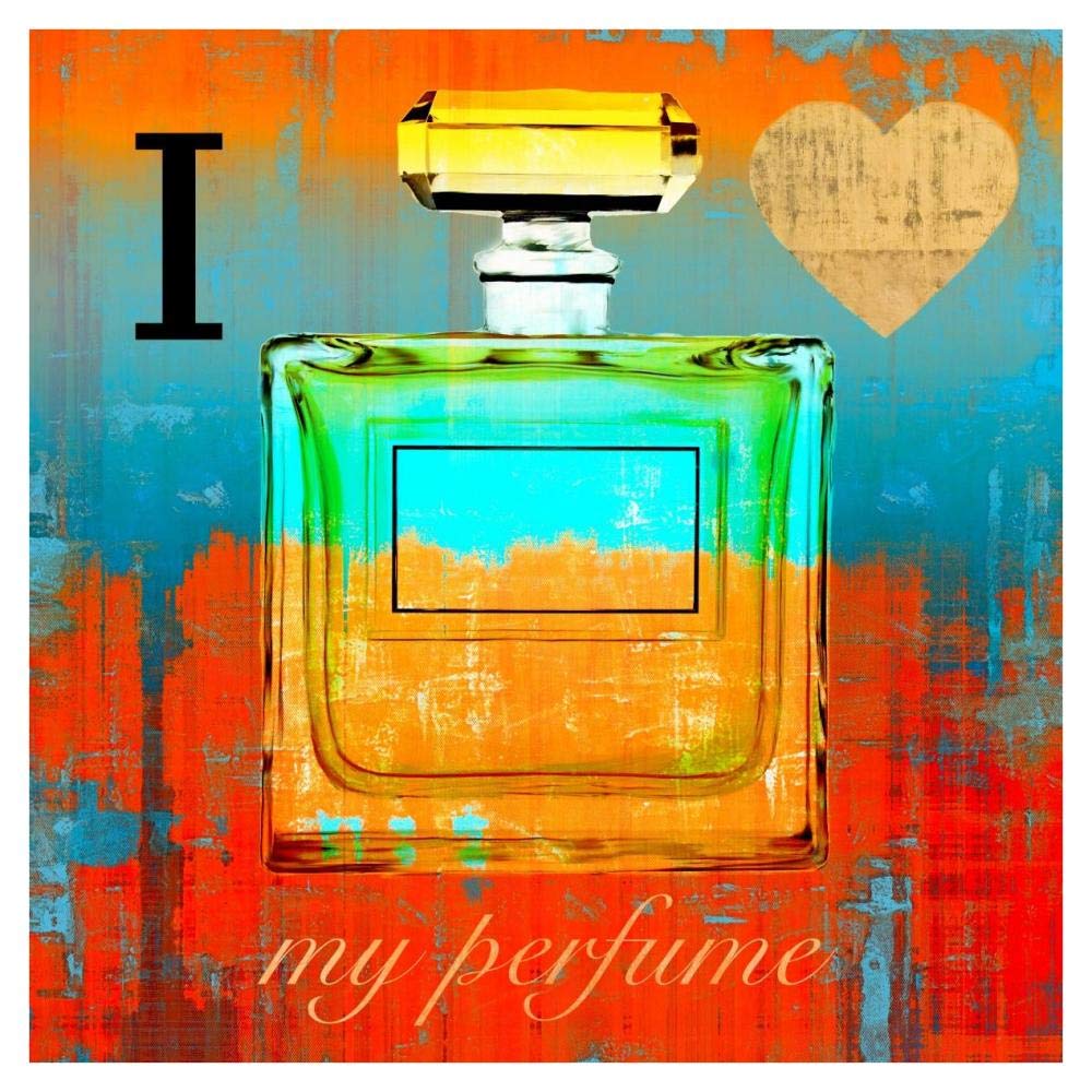 I Love my Perfume-Paper Art-38x38”