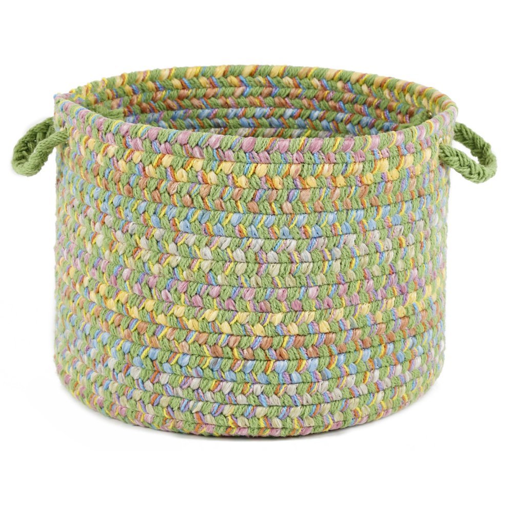 Rhody Rug PT44B014X010 Braided Area Rugs, Lime, 14 x 10""