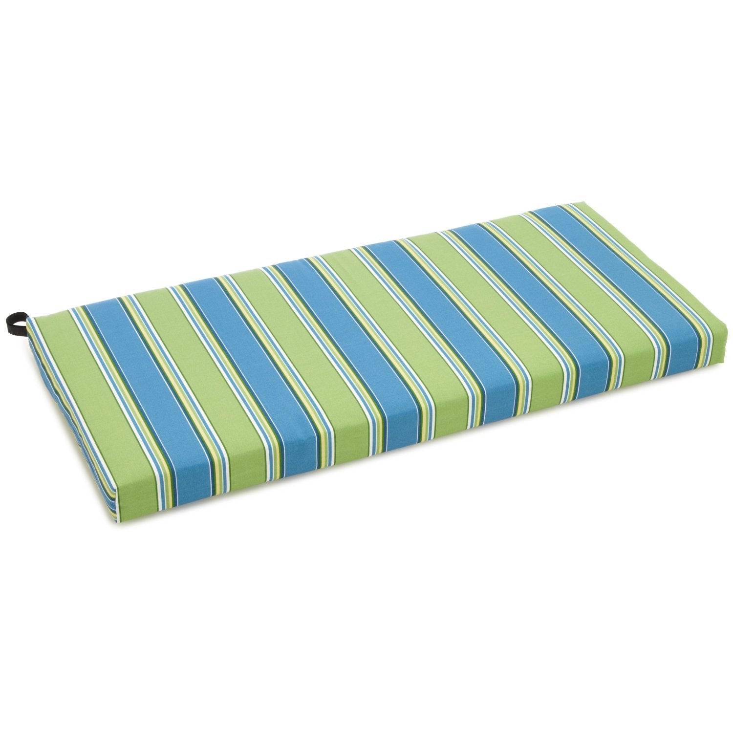 45-inch by 19-inch Outdoor Spun Polyester Loveseat Cushion - Haliwell Caribbean
