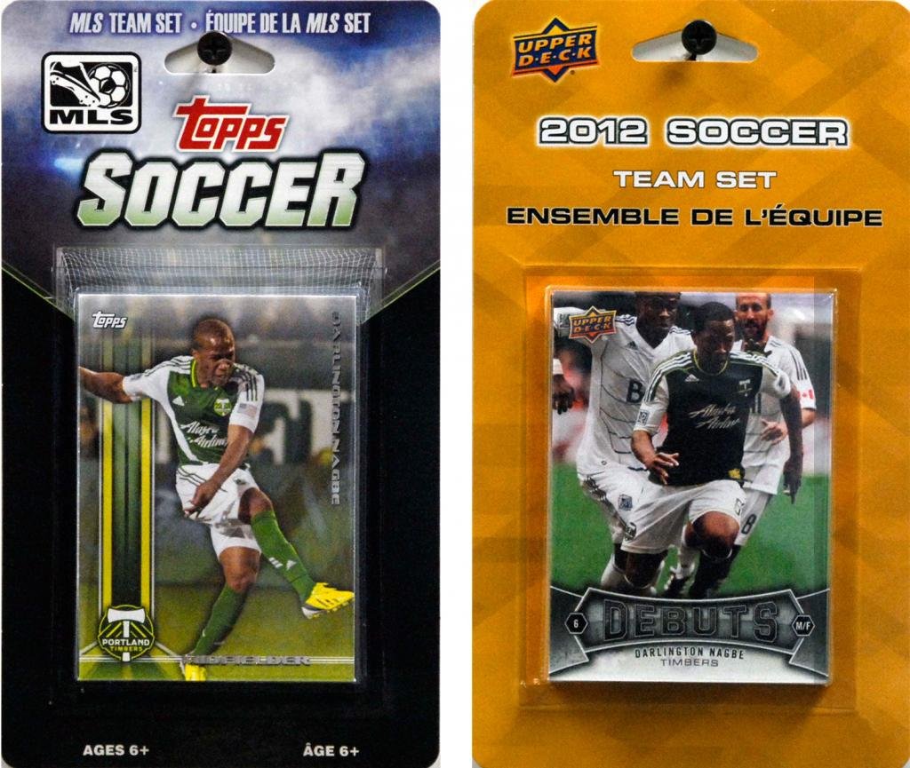 MLS Portland Timbers 2 Different Licensed Trading Card Team Sets