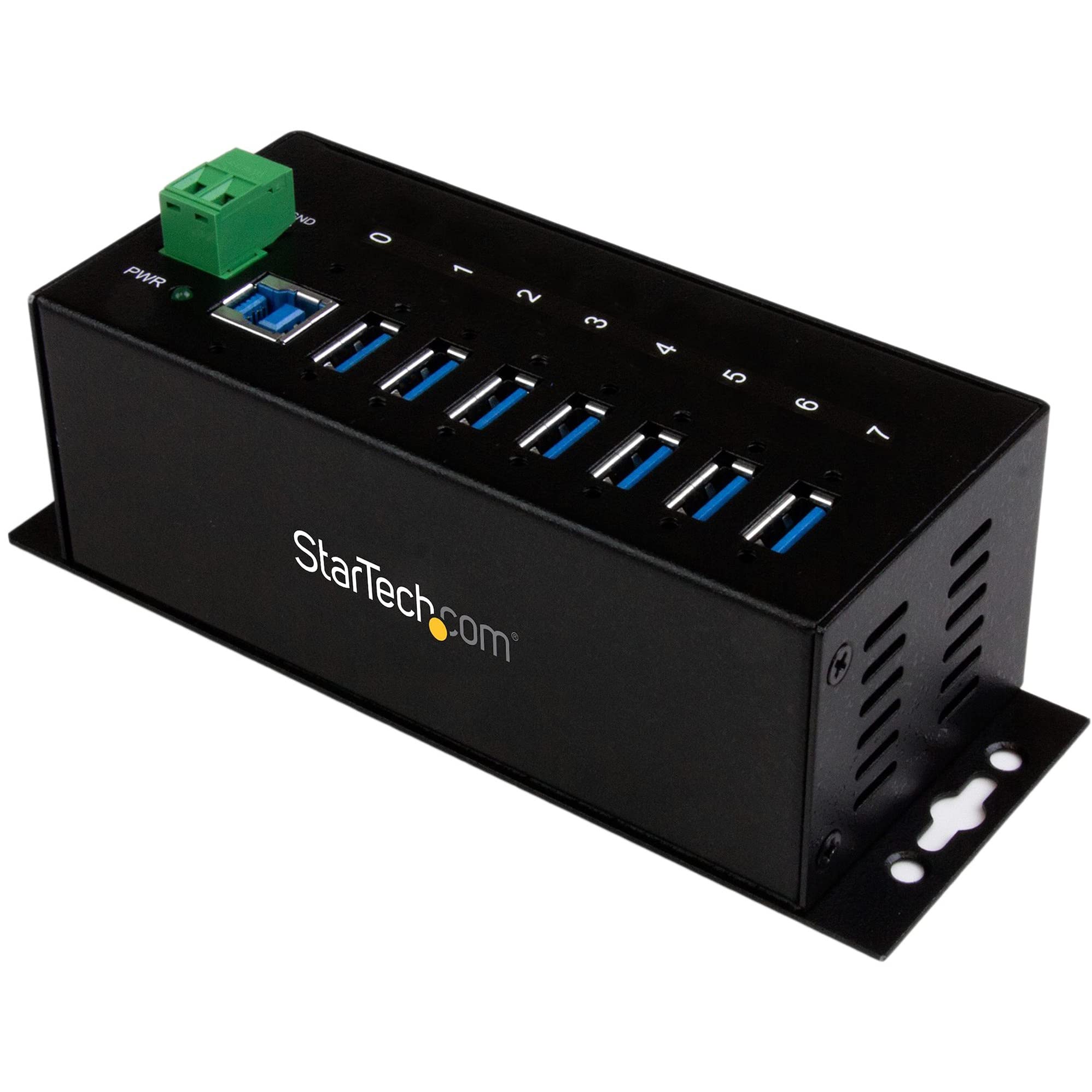 RUGGED METAL 7PORT USB 3.0 HUB DIN RAIL & SURFACE MOUNTABLE HUB