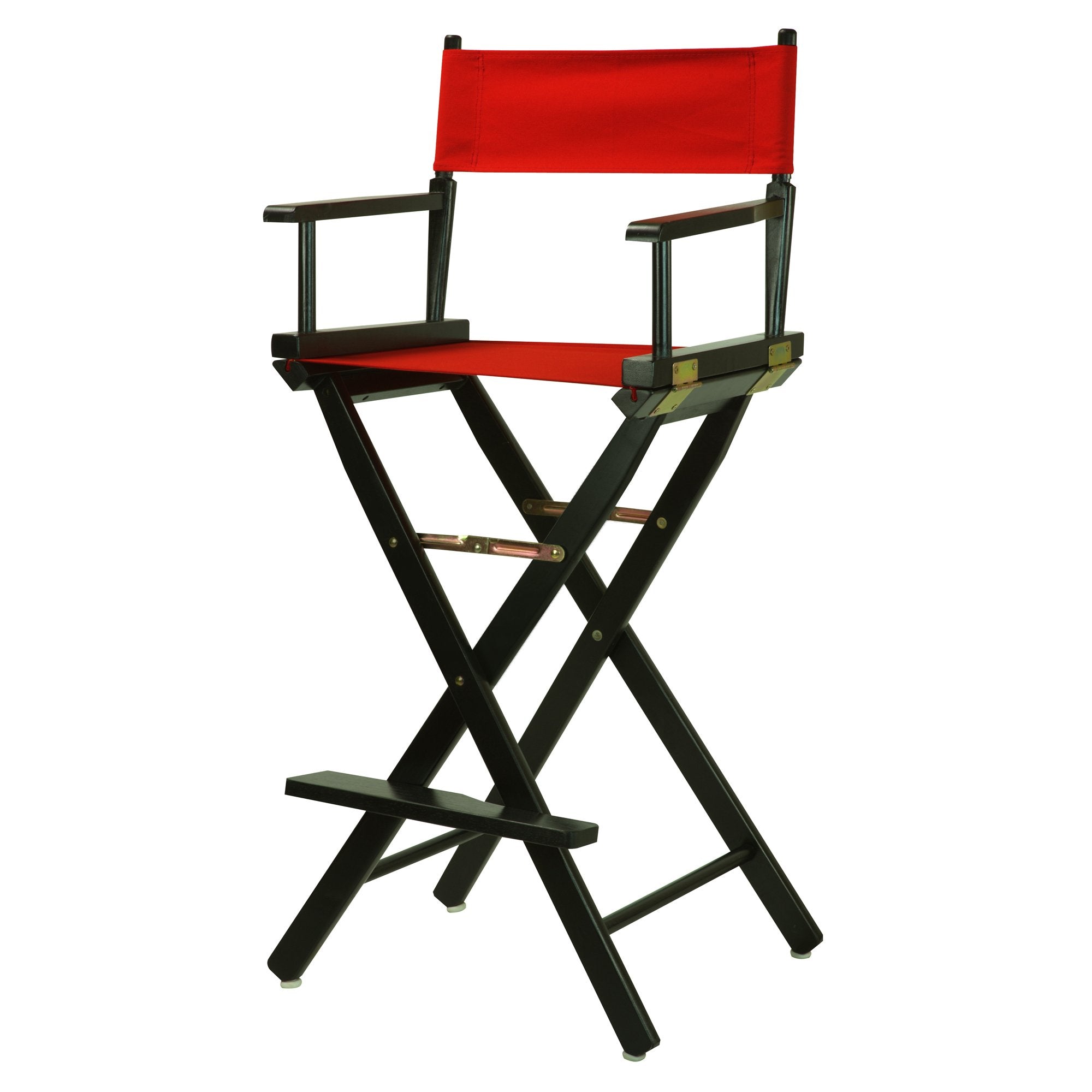 Casafoyer 30″ Director's Chair Black Frame-Red Canvas - (Pack Of 2)