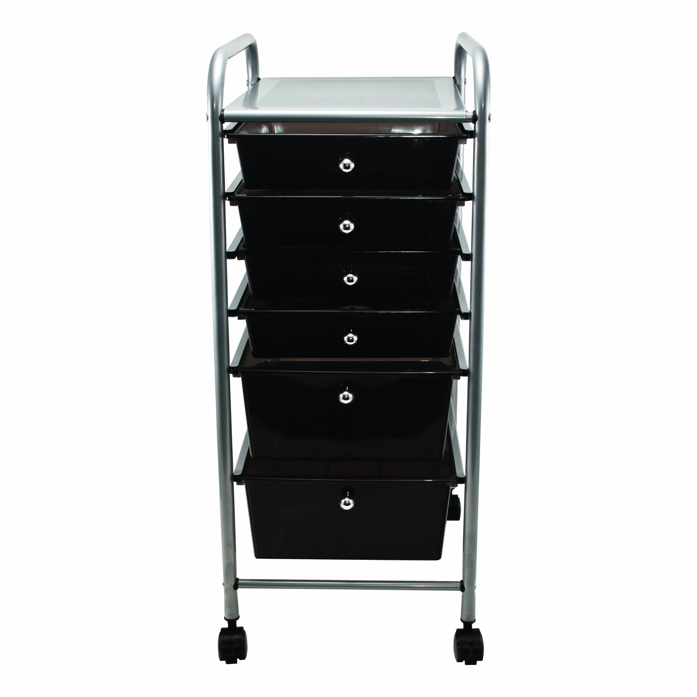 6 Drawer Organizer, Smoke-colored Drawers