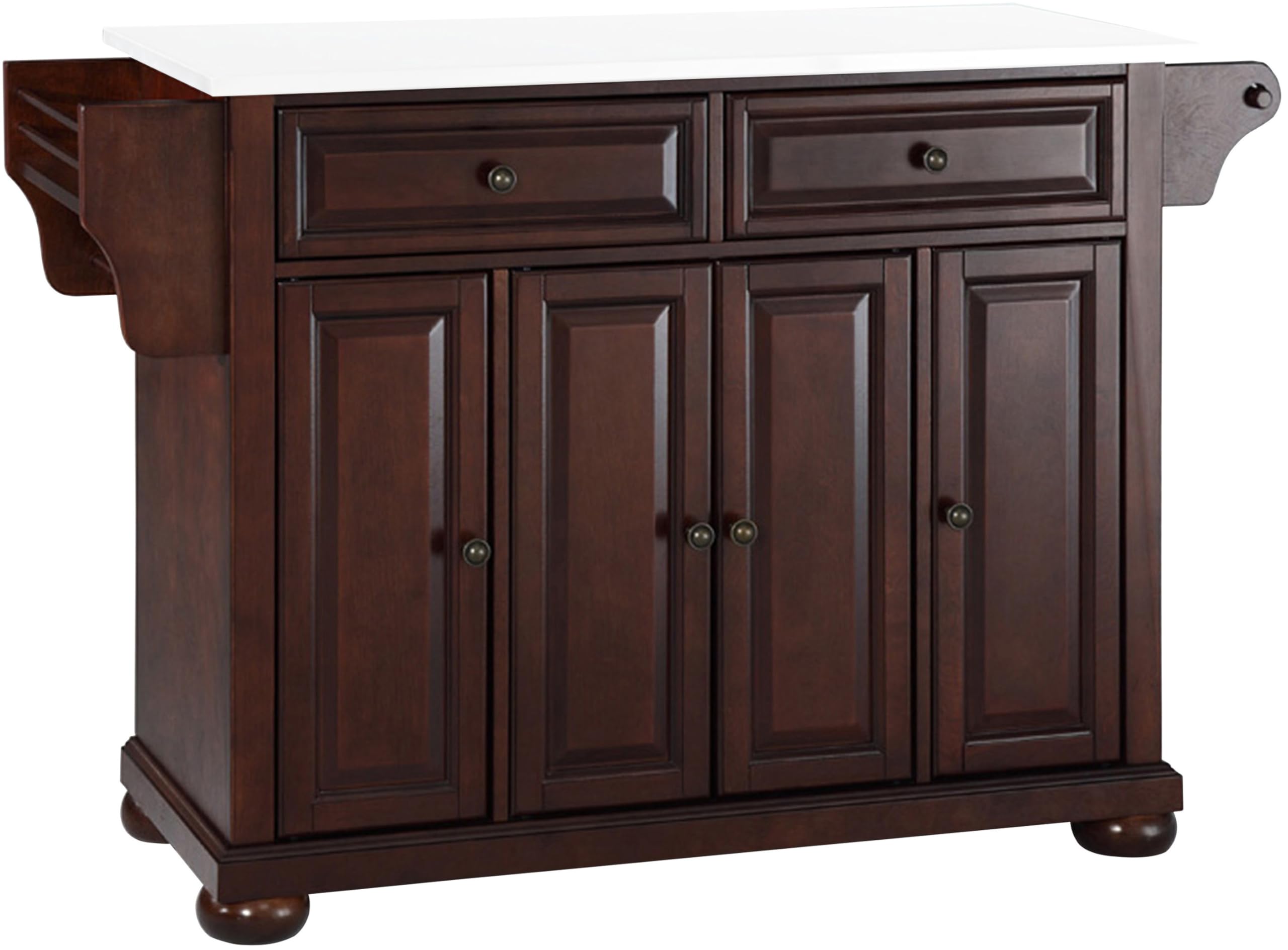 Alexandria Granite Top Full Size Kitchen Island/Cart