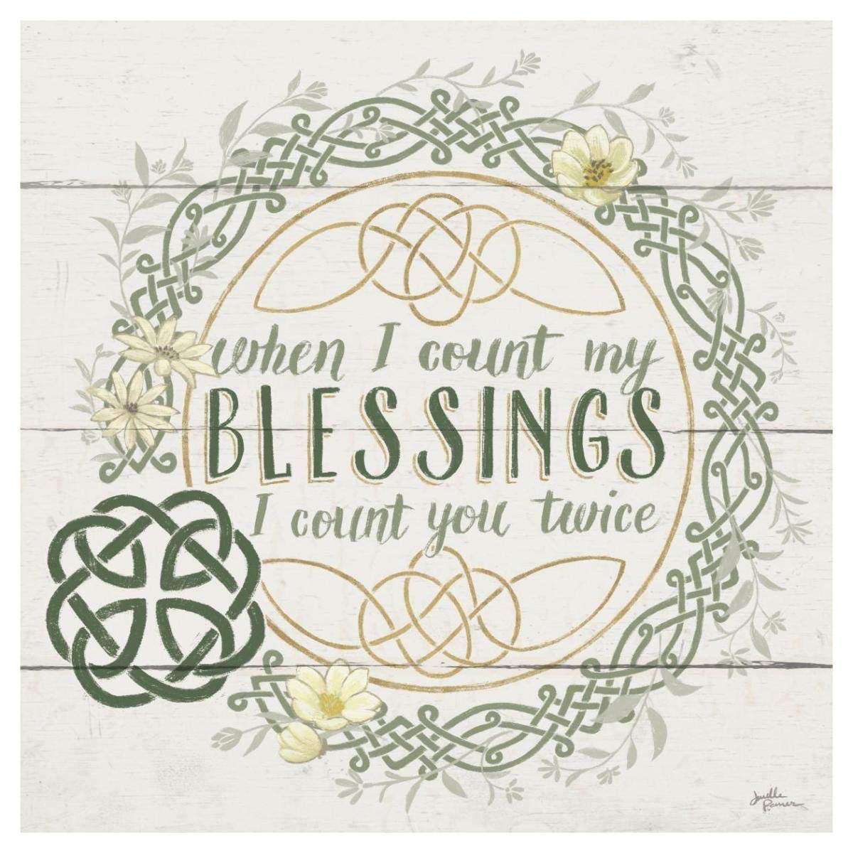 Irish Blessing II -Paper Art-42x42”