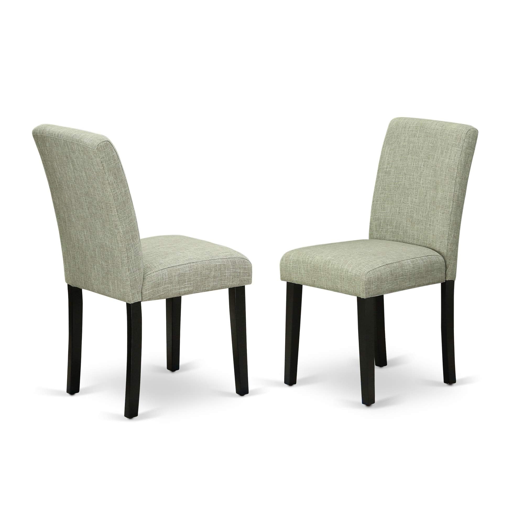 Casafoyer 2-Piece Parsons Chairs: Modernize Dining Room with Delightful Linen Fabric