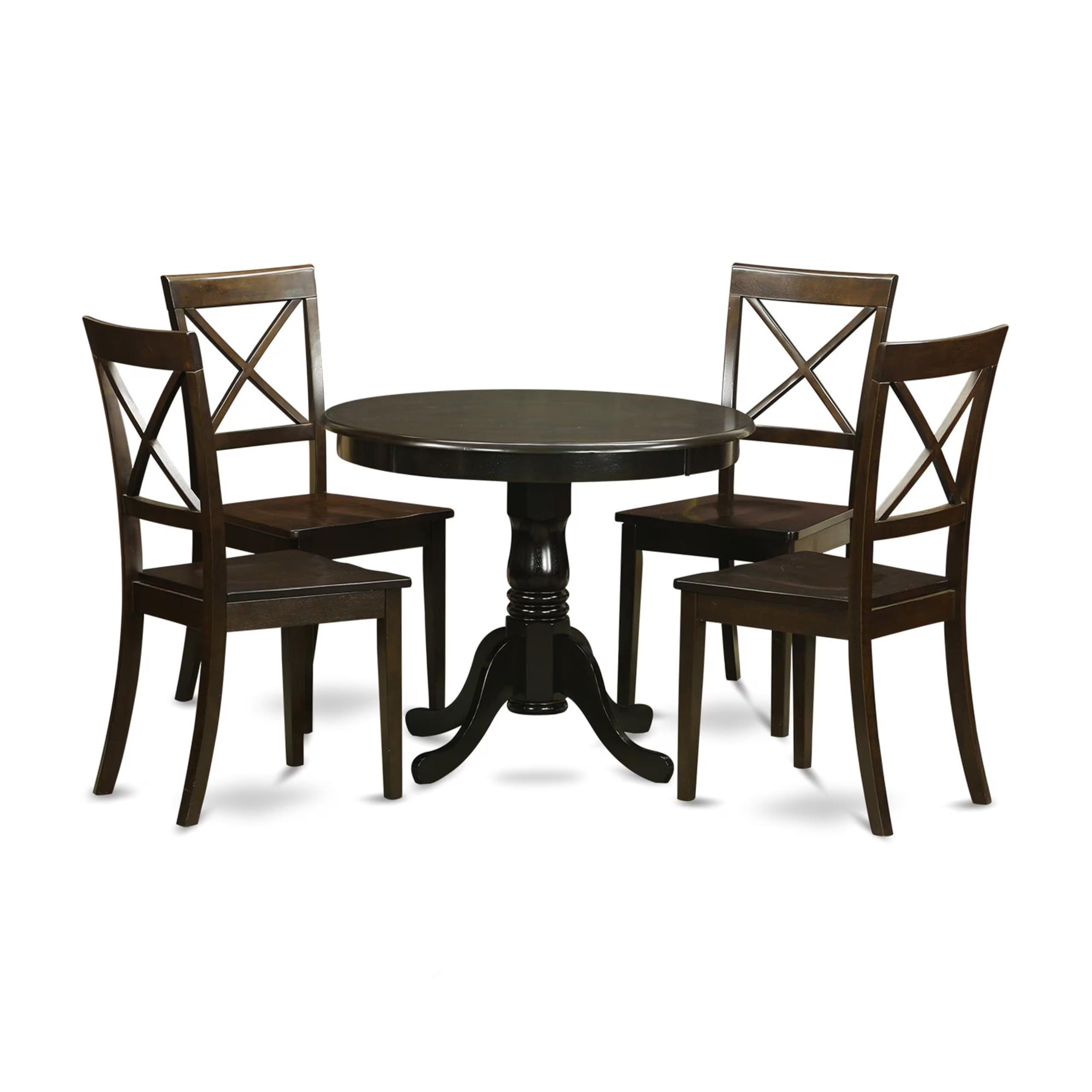 HLBO5-CAP-W 5 PC Kitchen nook Dining set-Kitchen Table and 4 Chairs