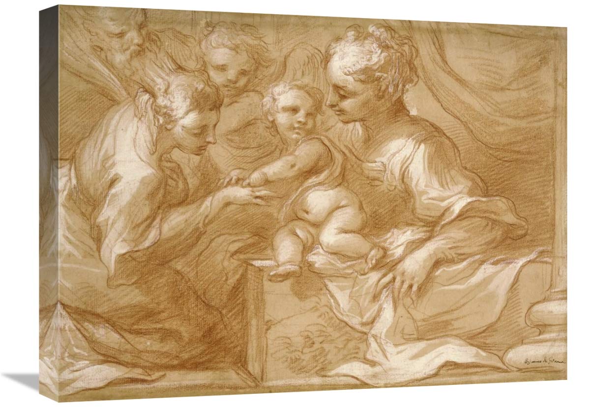 Mystic Marriage of Saint Catherine-Canvas Art-24x18”