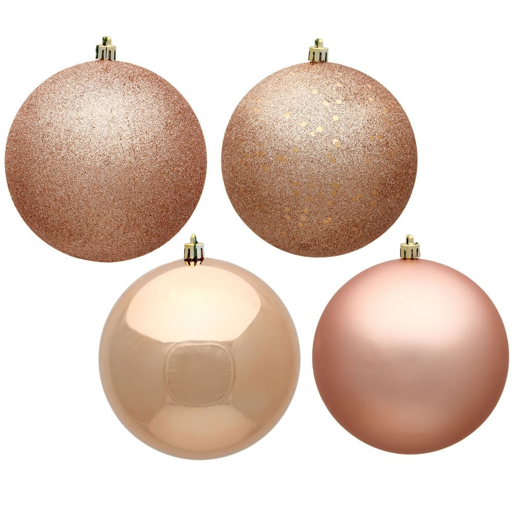 Casafoyer  2.75” Rose Gold 4 Finish Orn Asst 20/Box - N590758 - (Pack Of 2)