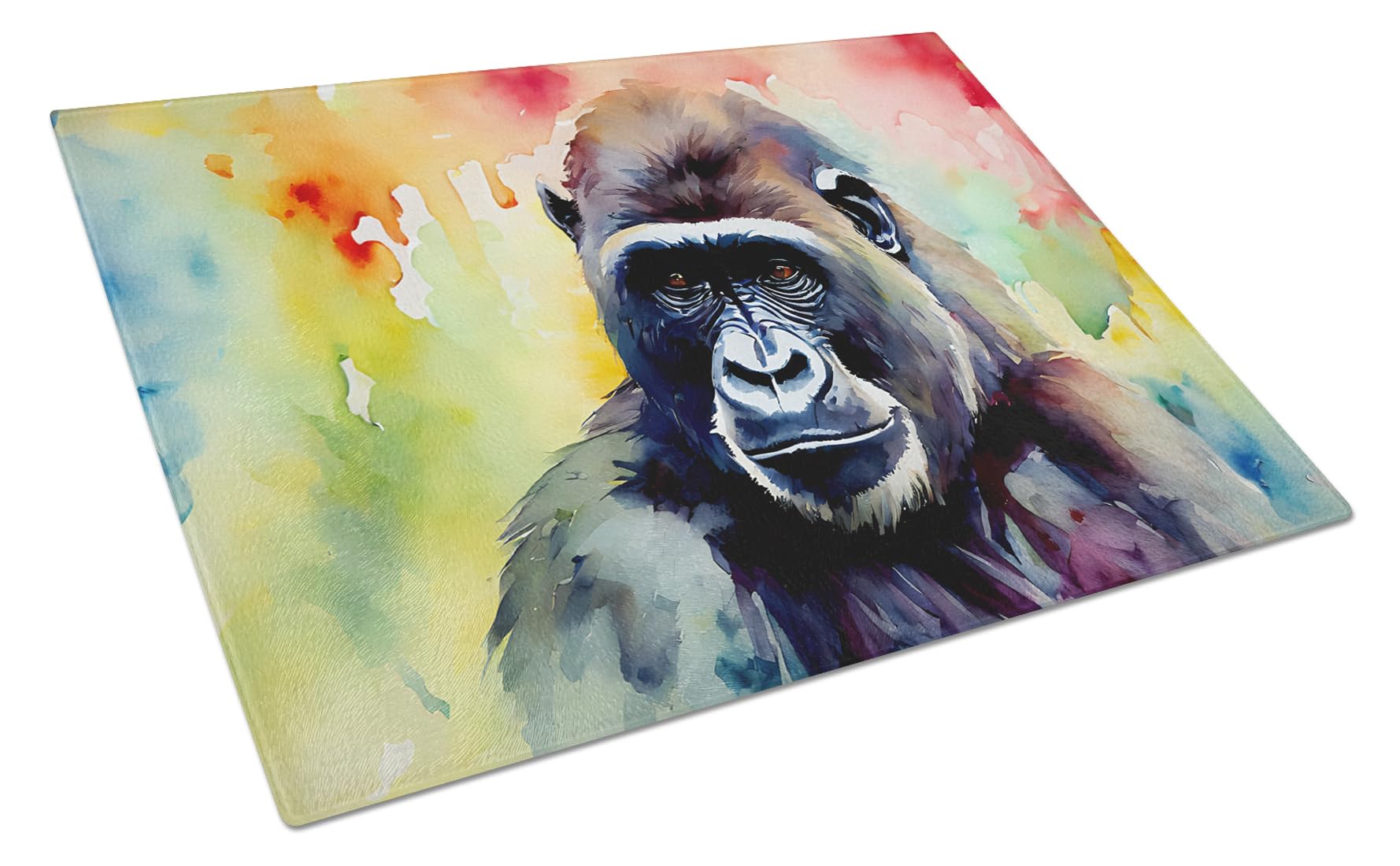 Carolines Treasures DAC2918LCB Gorilla Glass Cutting Board Large Decorative Tempered Glass Kitchen Cutting and Serving Board Large Size Chopping Board