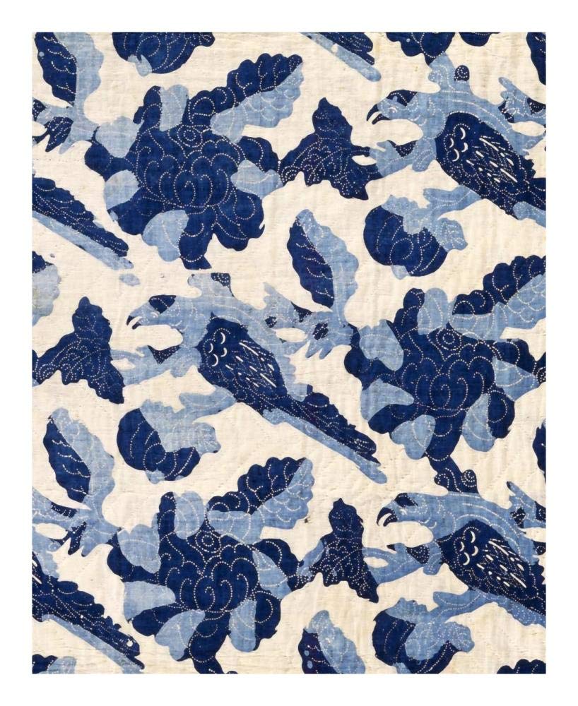 Whole-cloth Quilt (detail)-Paper Art-18x22″