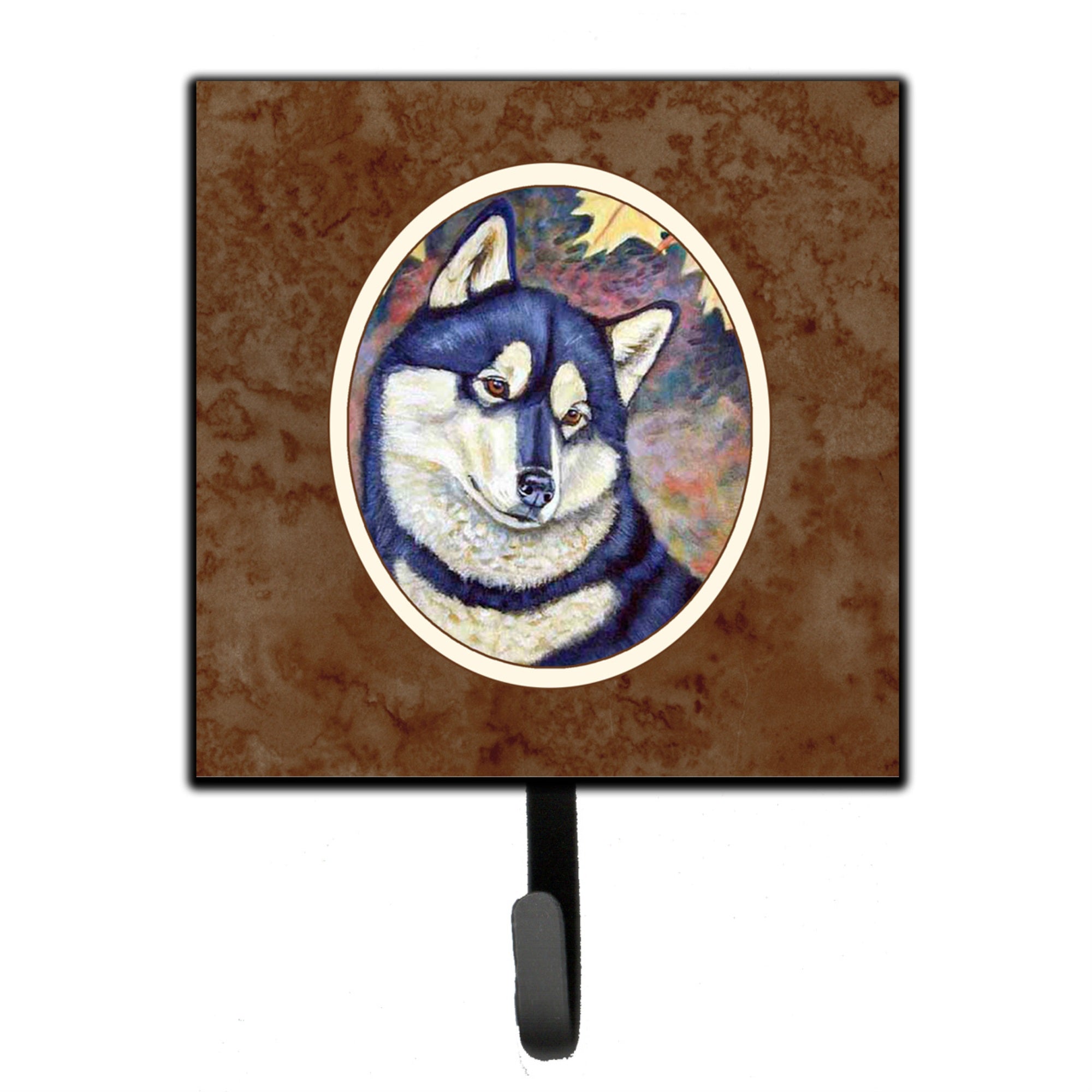 Caroline'S Treasures Fall Leaves Siberian Husky Leash Or Key Holder 7173Sh4, Small, Multicolor