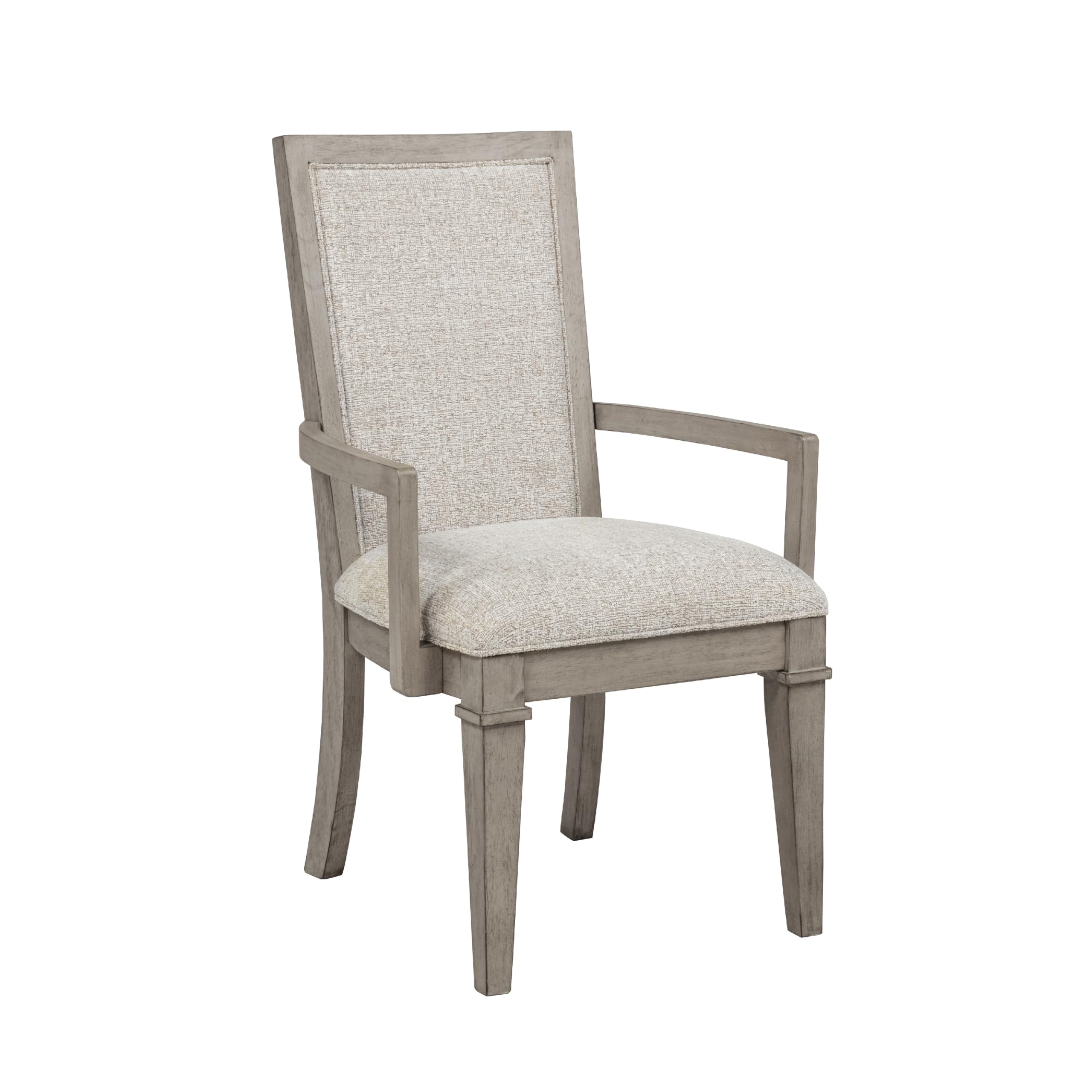 Henry Dining Chair Set of 2, Beige Polyester, Vintage Light Cream