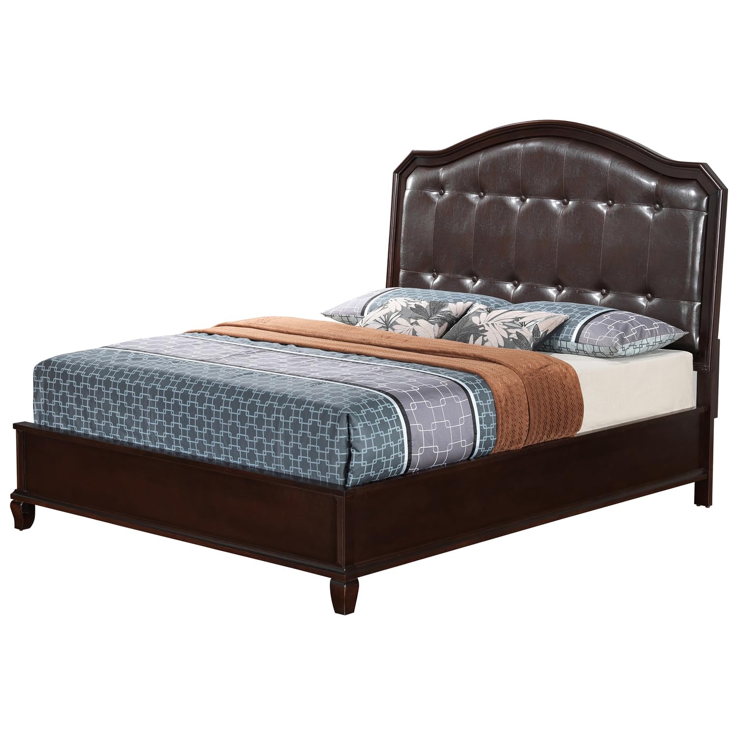 Triton Cappuccino King Panel Beds