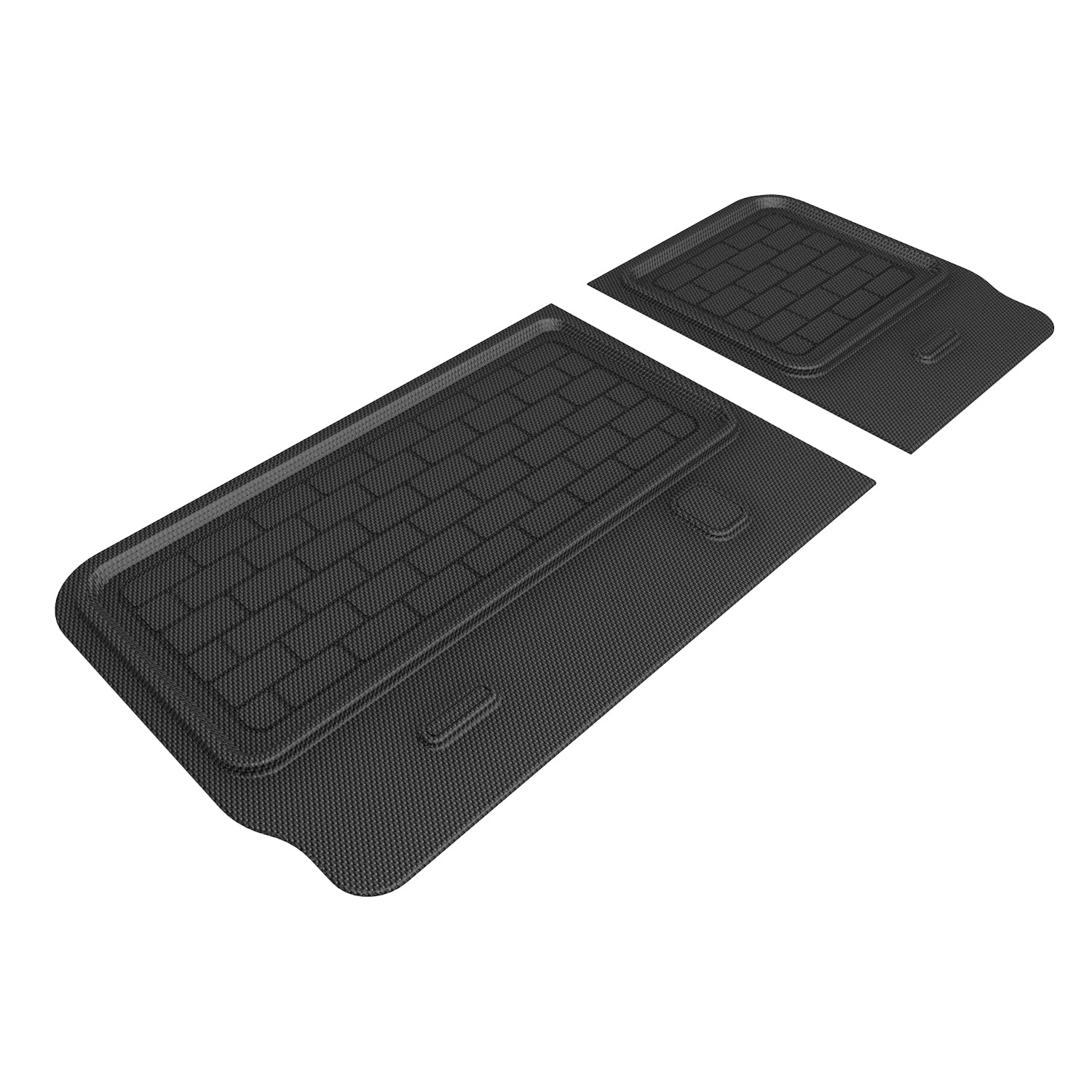 3D MAXpider Compatible with TESLA MODEL X 5 & 7 SEAT 2022-2026 KAGU BLACK BEHIND SECOND ROW SEATBACK PROTECTOR
