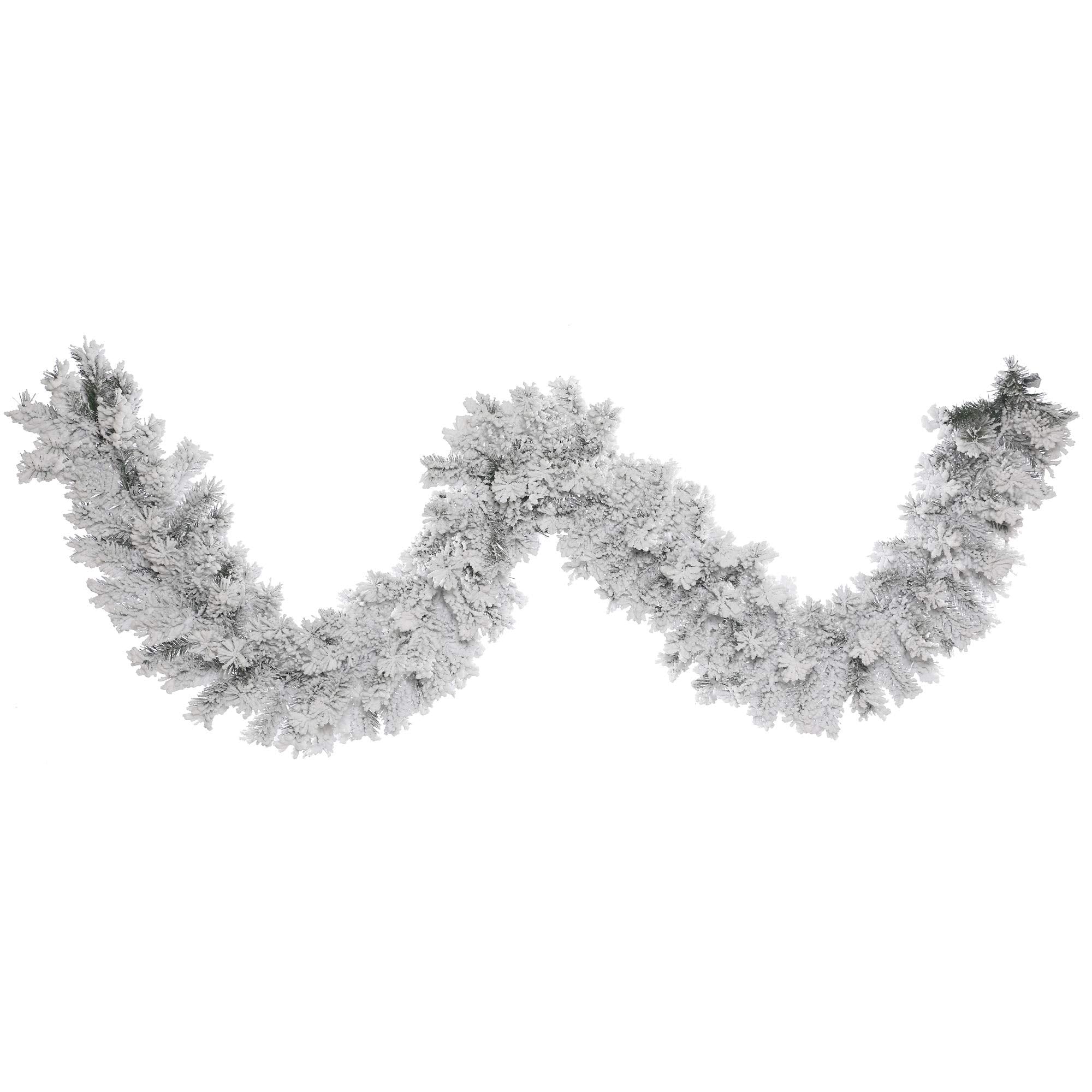Casafoyer  9' X 12” Flocked Alaskan Garland 140T - A806311 - (Pack Of 2)