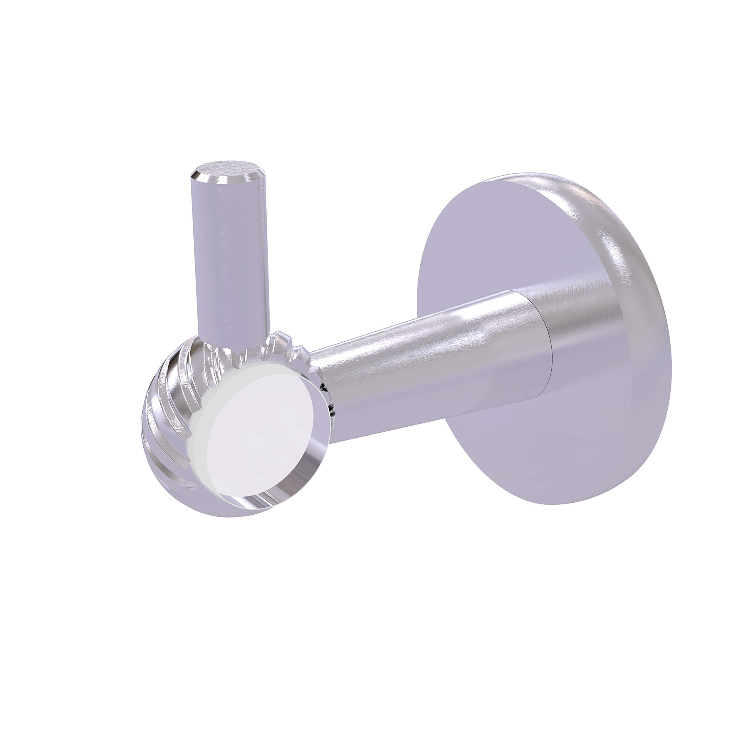 Clearview Collection Robe Hook with Twisted Accents - Satin Nickel