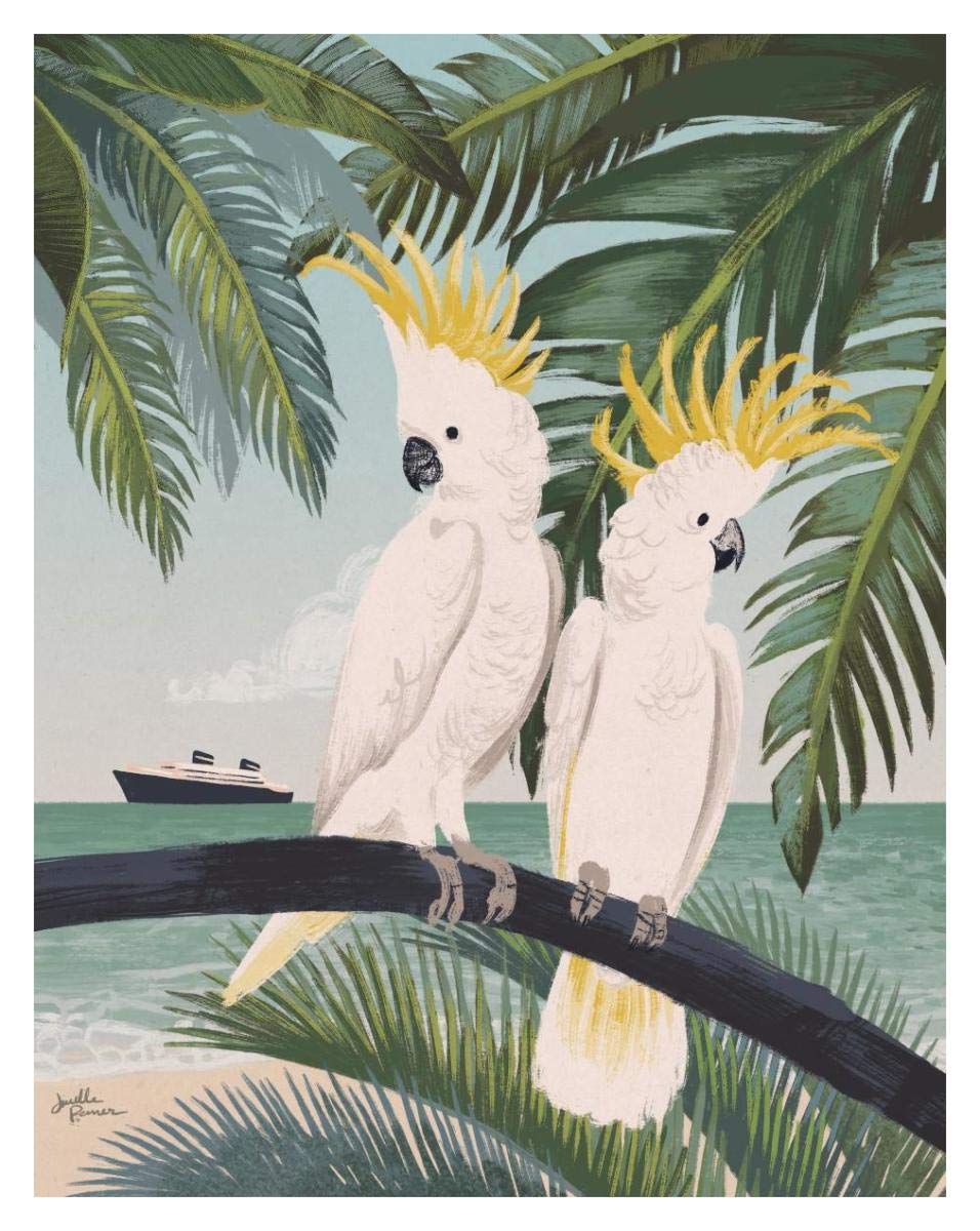 Welcome to Paradise IX -Paper Art-30x37”