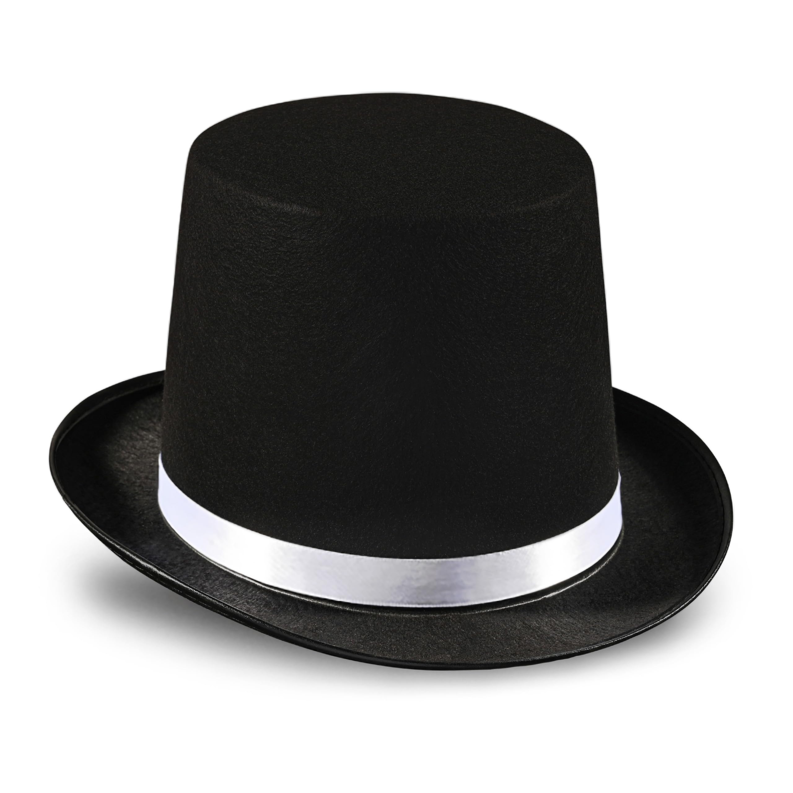 Tuxedo Top-hat - Silver Trim - Adult