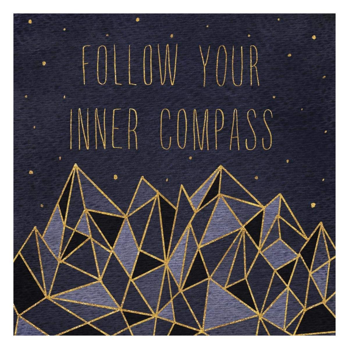 Written in the Stars III -Paper Art-26x26”