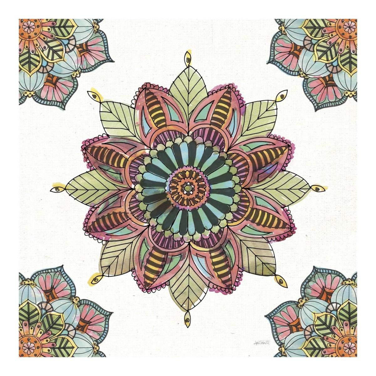 Mandala Morning VI -Paper Art-20x20”