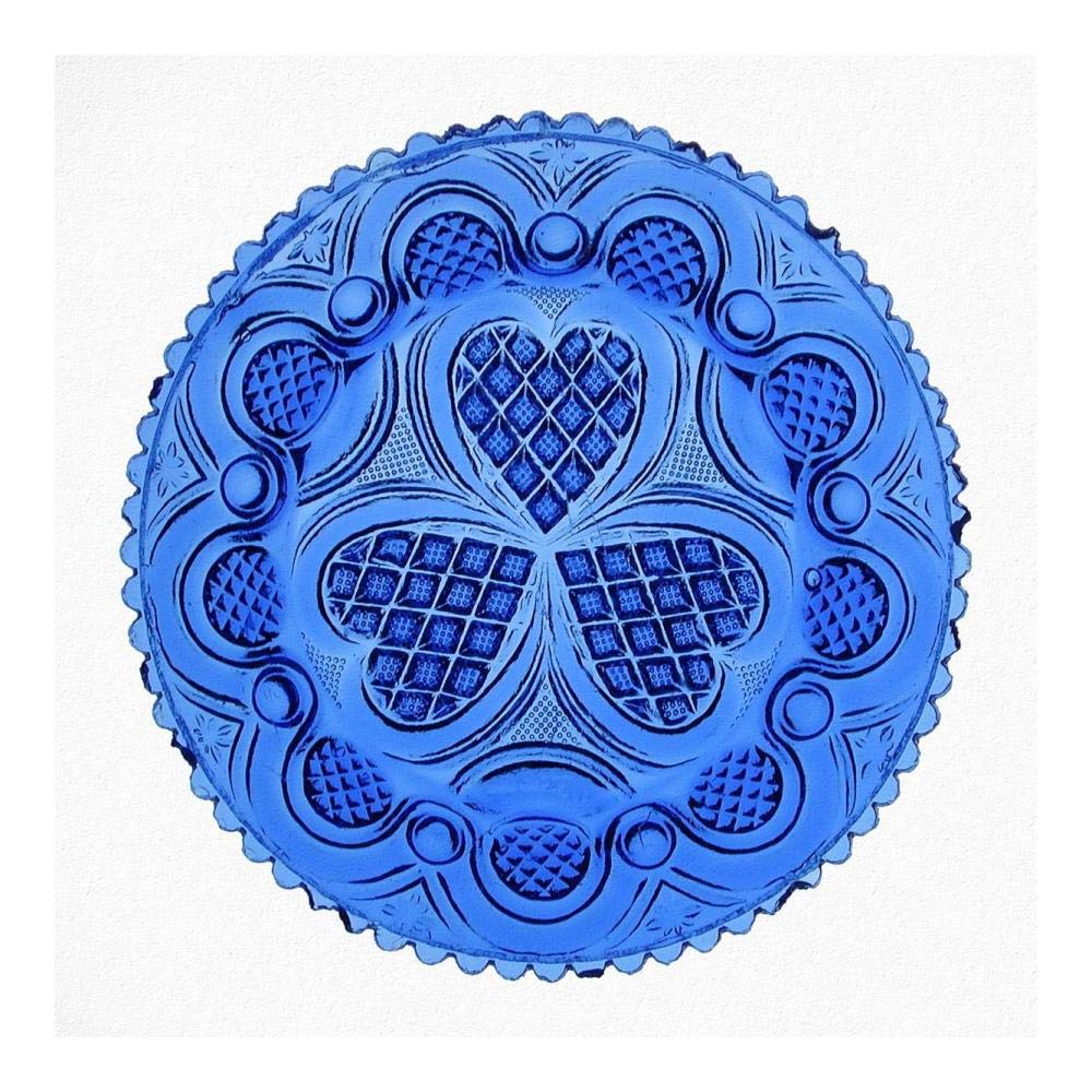 Roman Rosette Tea Plate-Paper Art-20x20″