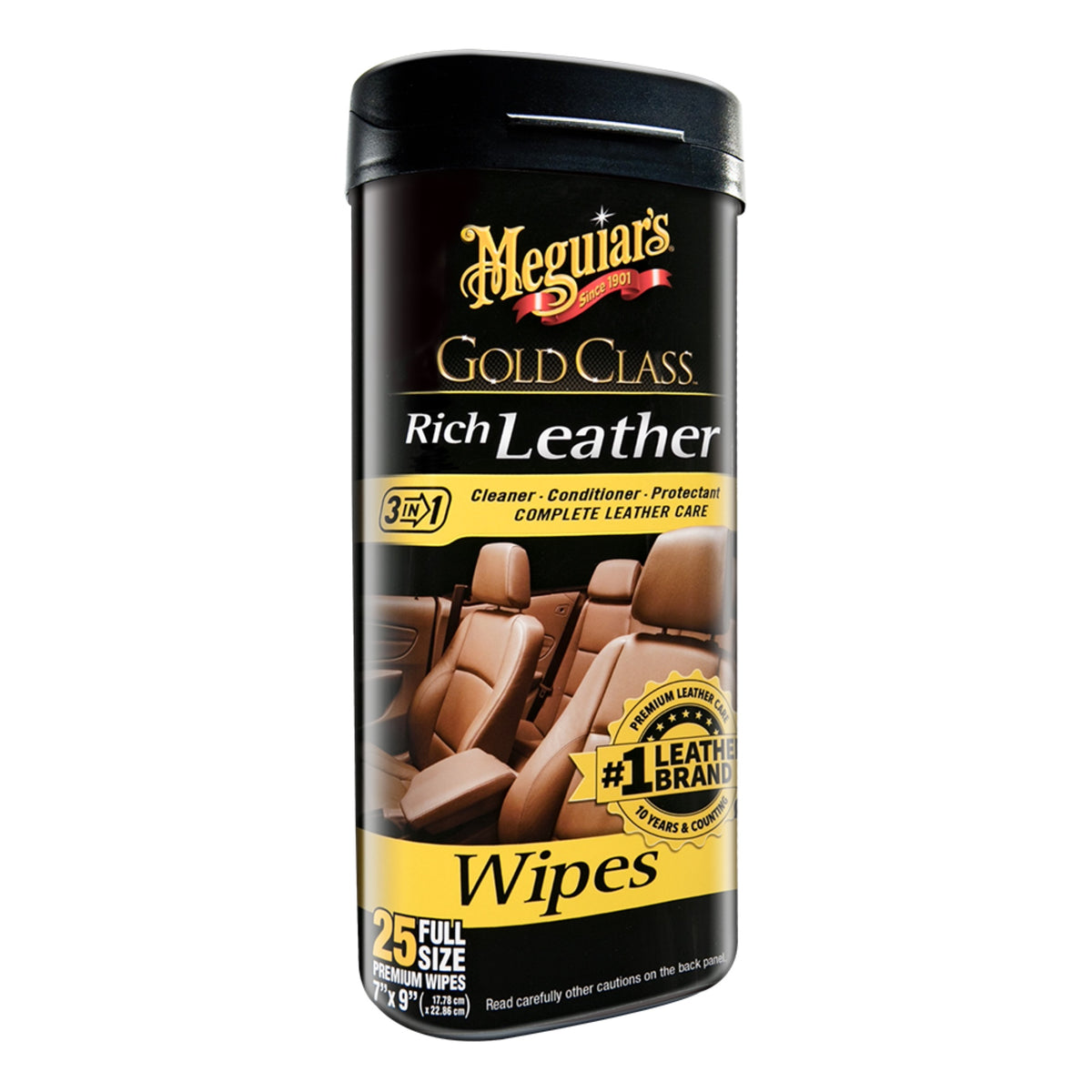 Meguiar'S Gold Class Rich Leather Wipes