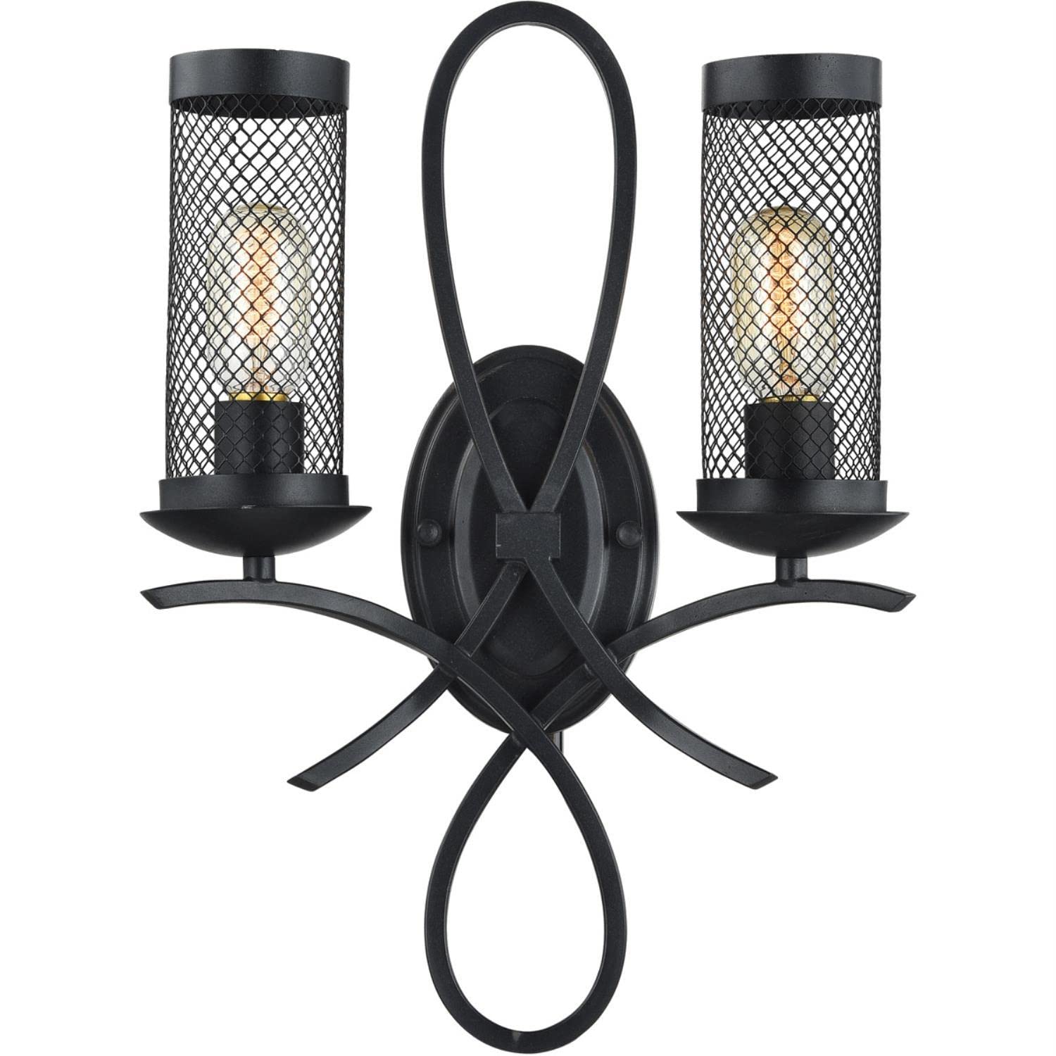 2LT Sconce - Finish Rustic Black