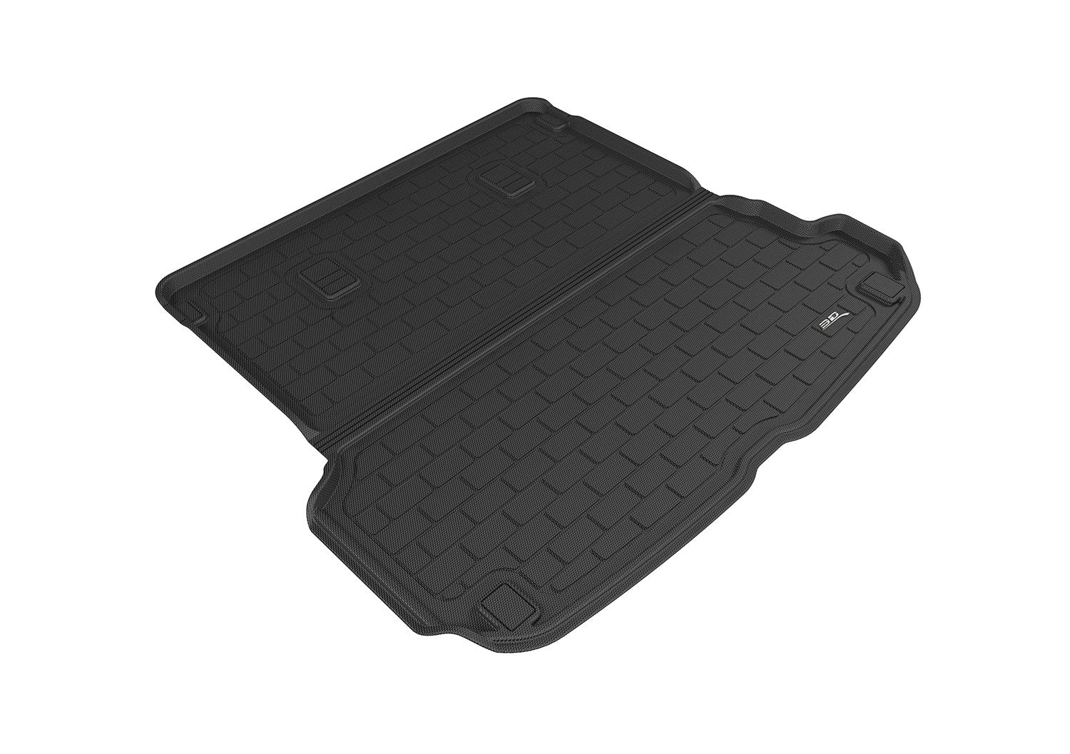 3D MAXpider AUDI Q7 2017-2022 / SQ7 2020-2022 BEHIND 2ND ROW STOWABLE KAGU BLACK CARGO LINER