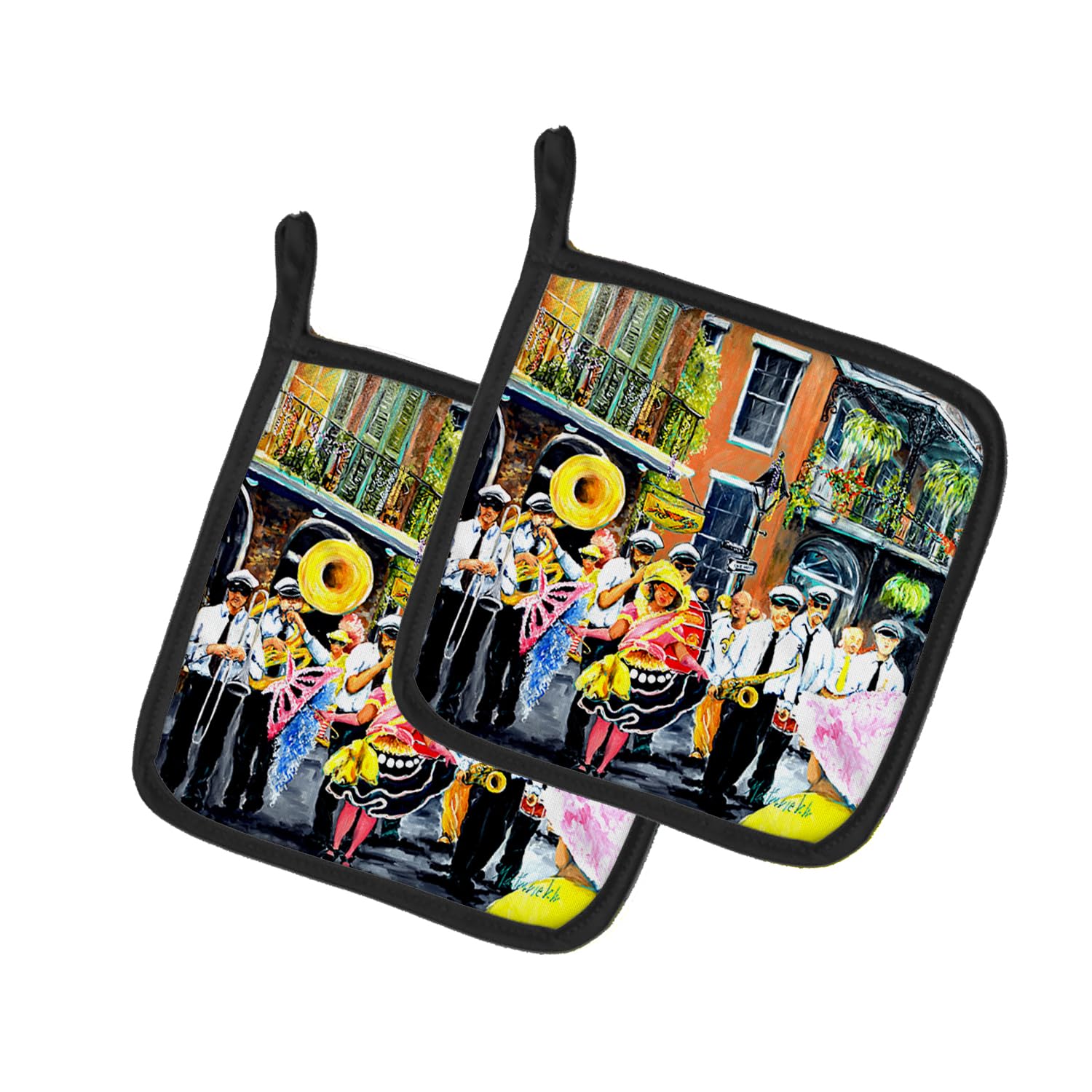 French Quarter Frolic Pair of Pot Holders