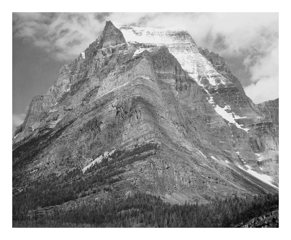 Going-to-the-Sun Mountain, Glacier National Park, Montana - National Parks and Monuments, 1941-Paper Art-24x20”