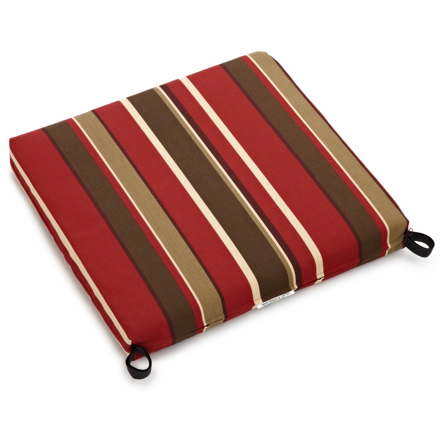 20-inch by 19-inch Spun Polyester Chair Cushion  - Monserrat Sangria