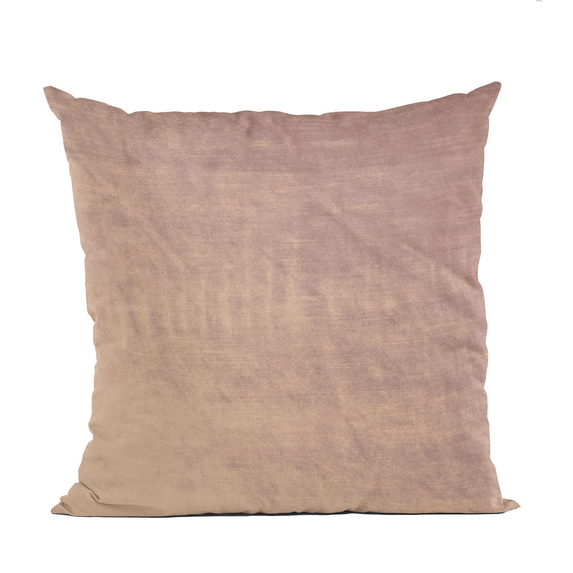 Plutus Blush Lux Velvet Shiny Velvet Luxury Throw Pillow - Double sided  18 x 18”