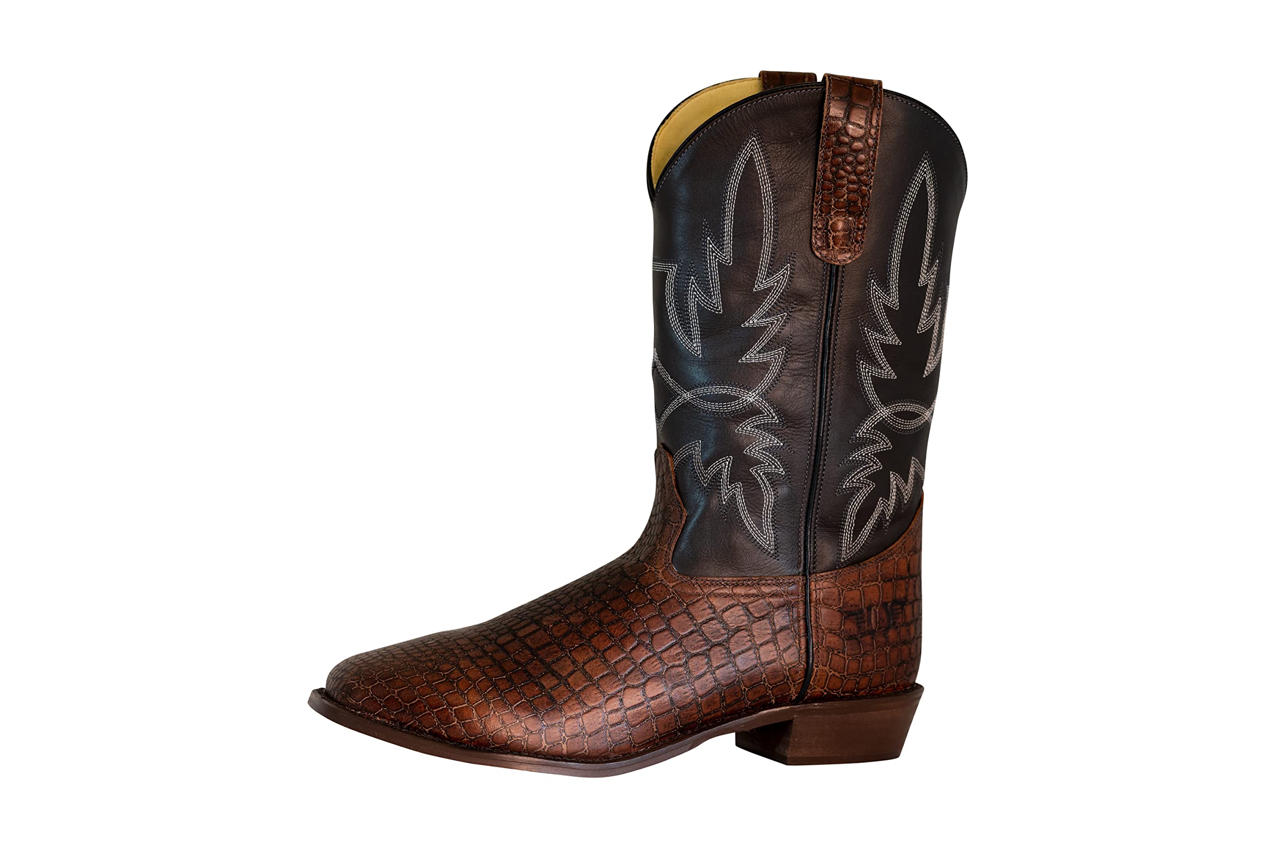 TuffRider Mens Grant Wide Square Toe Western Boot