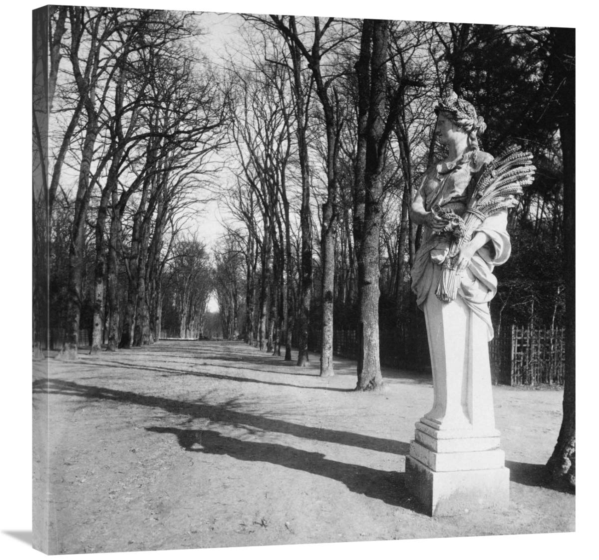 France, 1920 - The Park, Versailles-Canvas Art-30x30”