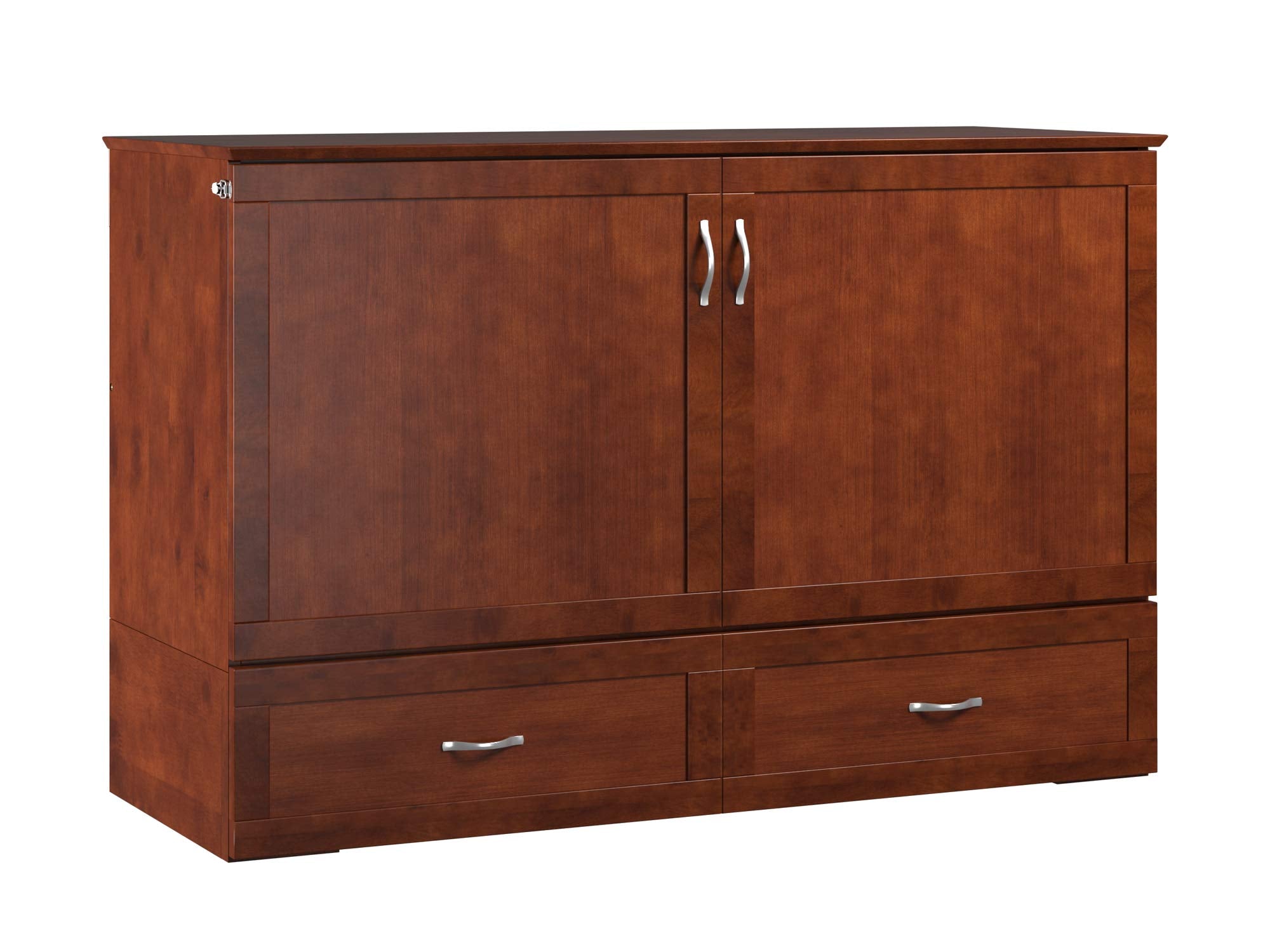 Hamilton Murphy Bed Chest Queen Walnut with Charging Station
