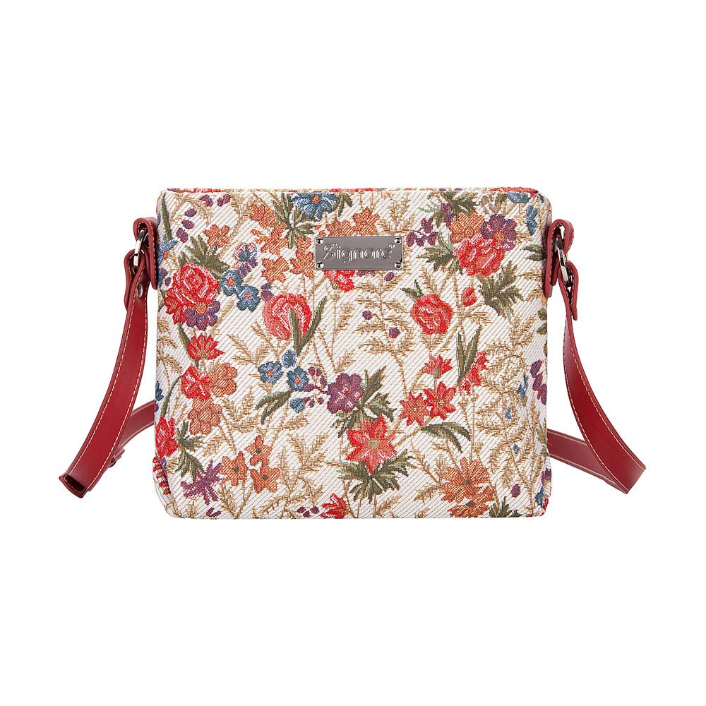 FLOWER MEADOW CROSS BODY BAG PURSE HANDBAG