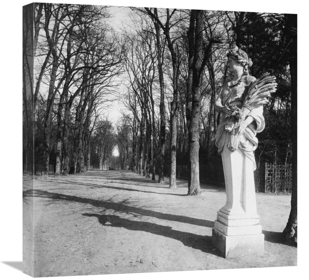 France, 1920 - The Park, Versailles-Canvas Art-22x22”