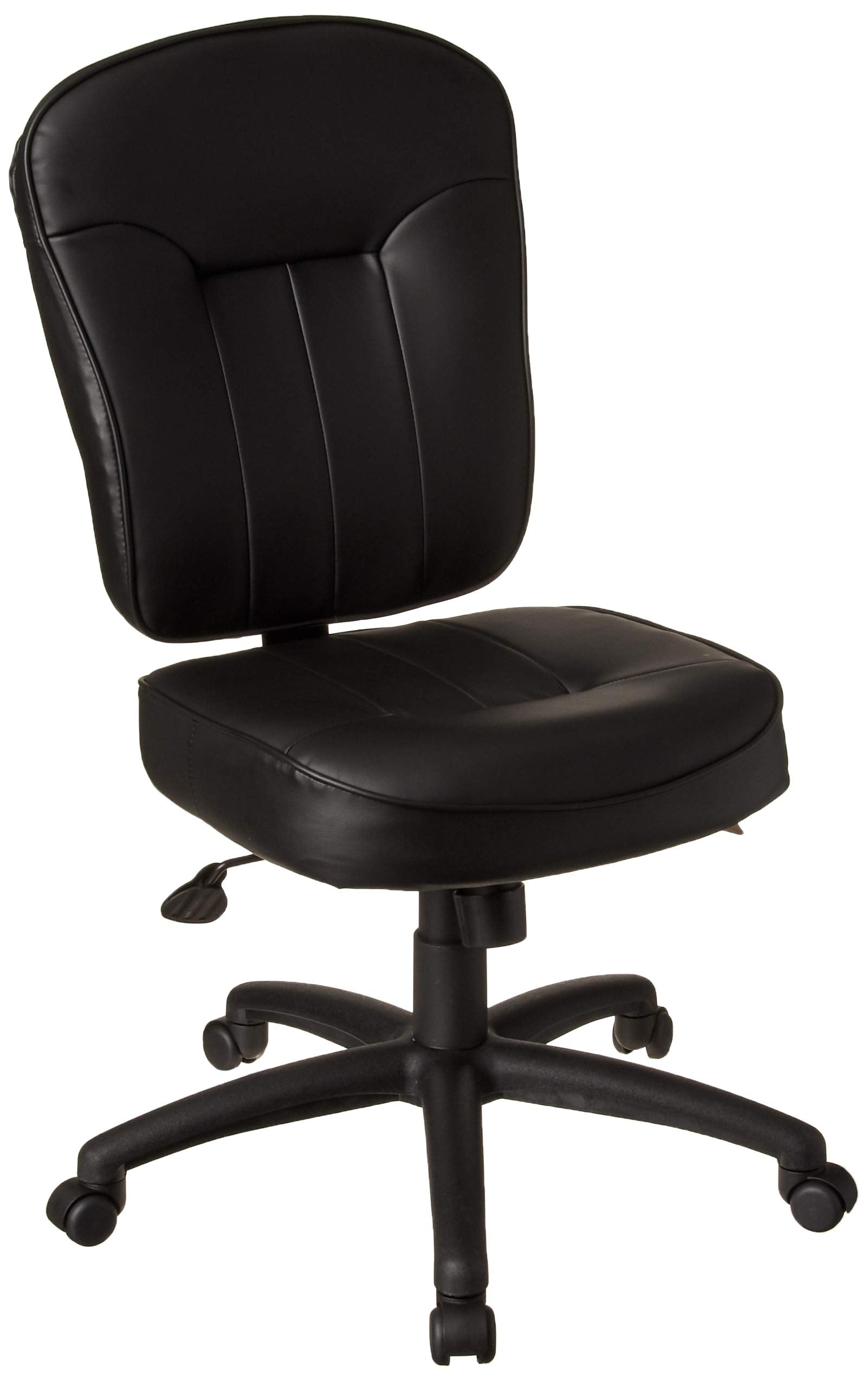 Boss Office Products Black Leather Task Chair