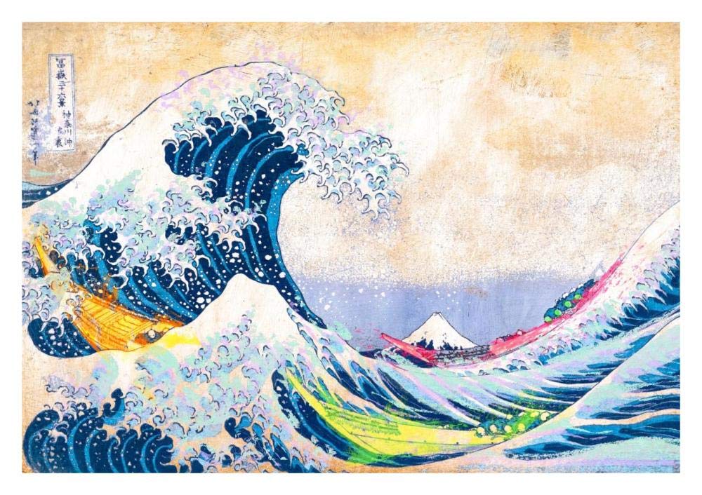 Hokusais Wave 2.0-Paper Art-32x22”