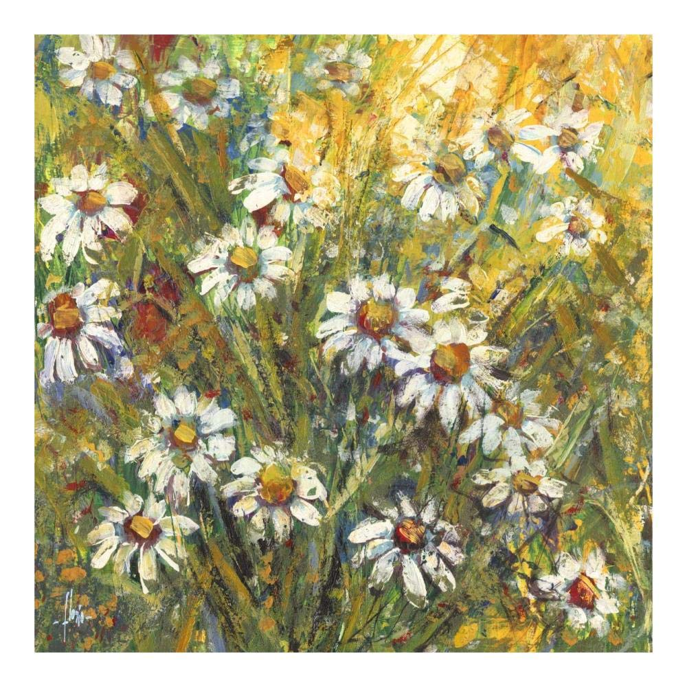 Margherite nel sole-Paper Art-20x20”