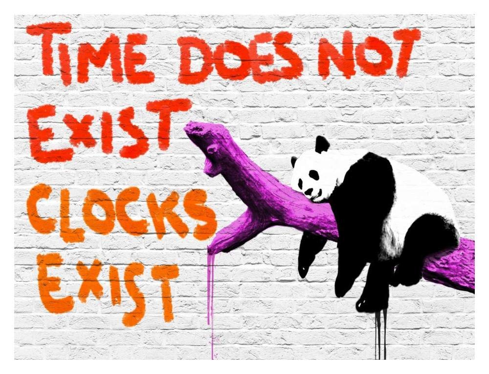 Time does not exist-Paper Art-18x14”
